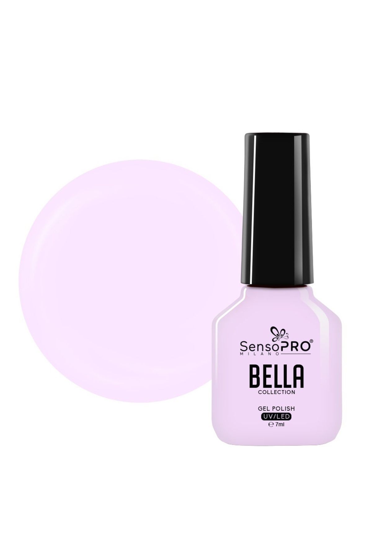 SensoPRO Milano Oja Semipermanentă, Colecția Bella - Blush Orchid, 7ml - One Size