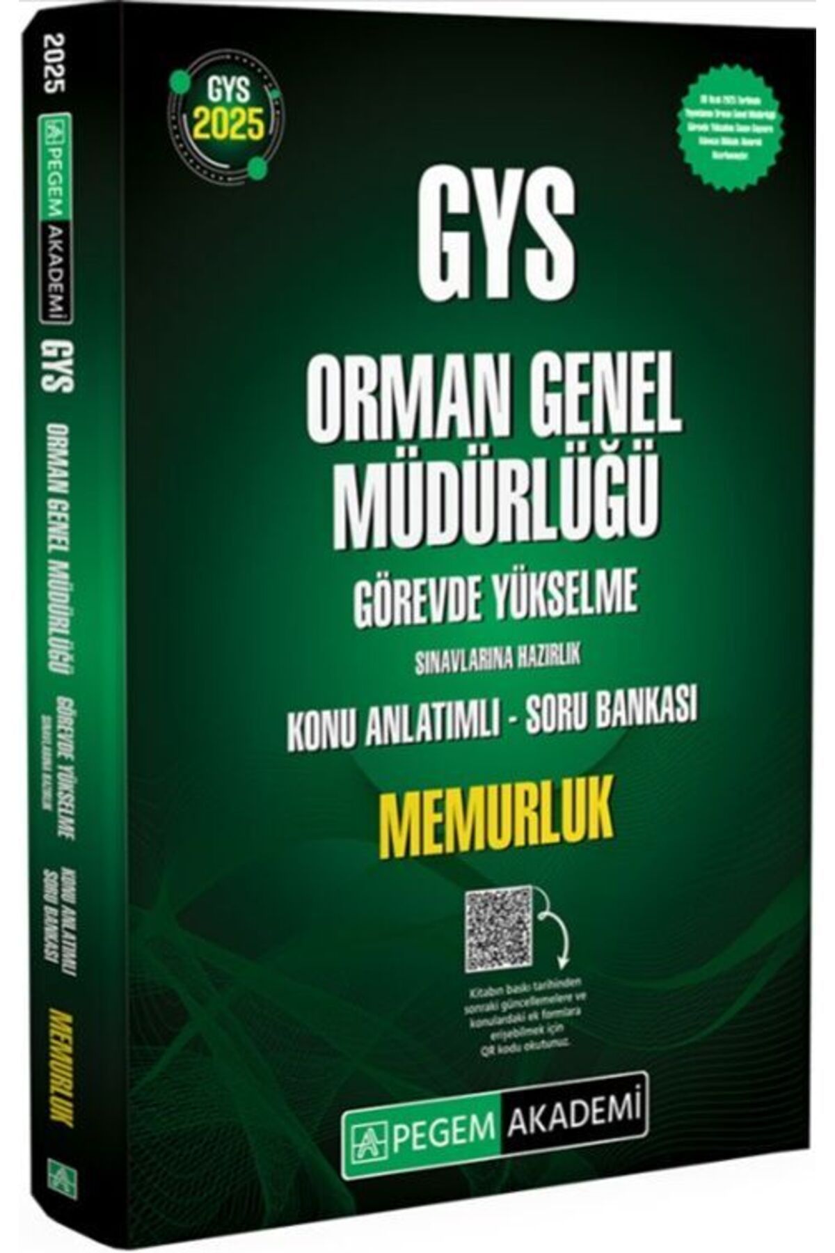 Pegem Akademi Yayıncılık Pegem Yayınları 2025 GYS Orman Genel Müdürlüğü Görevde Yükselme Sınavlarına Hazırlık Konu Anlatımlı