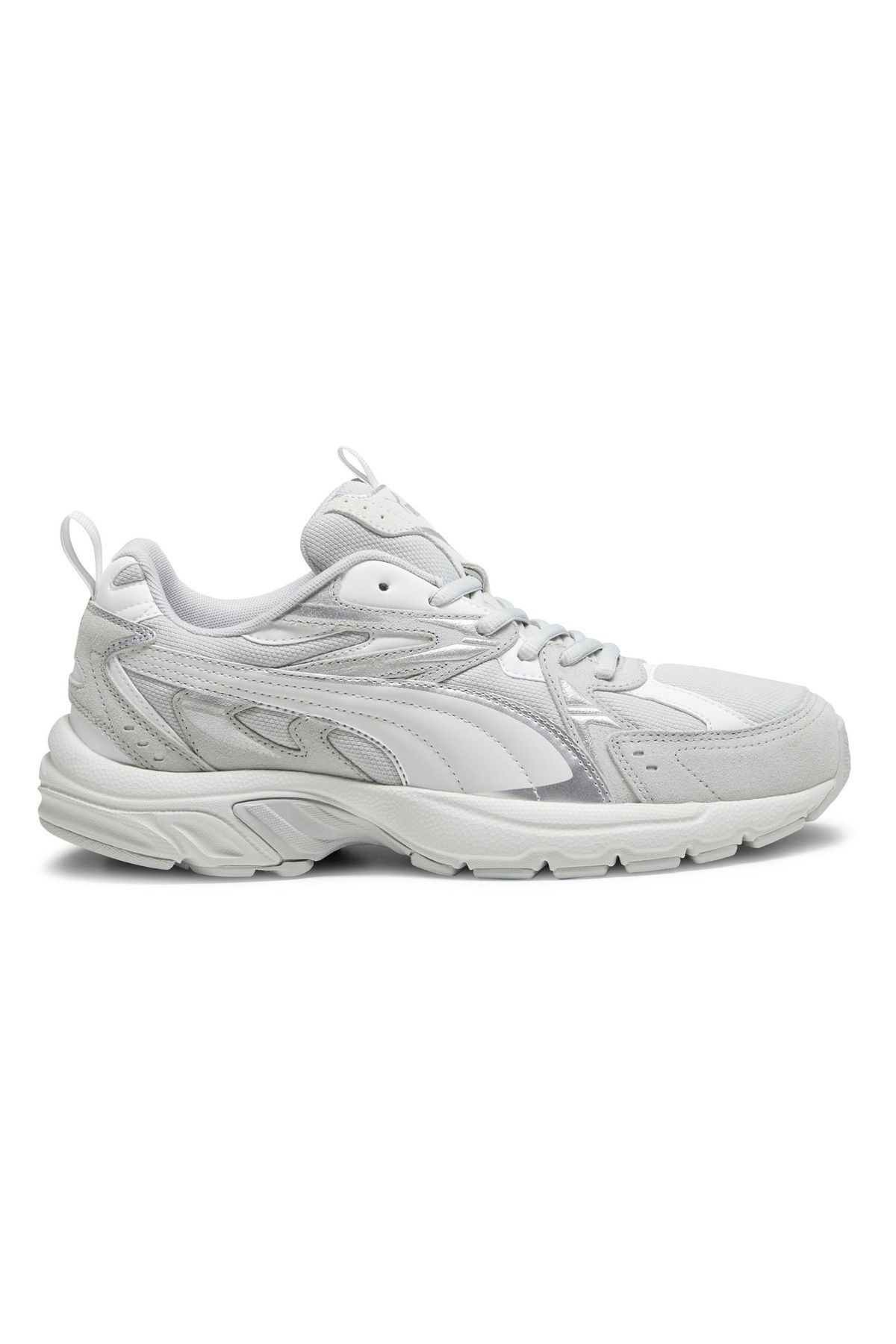 Puma-Milenio Tech Suede Unisex Casual Shoes Gray 1