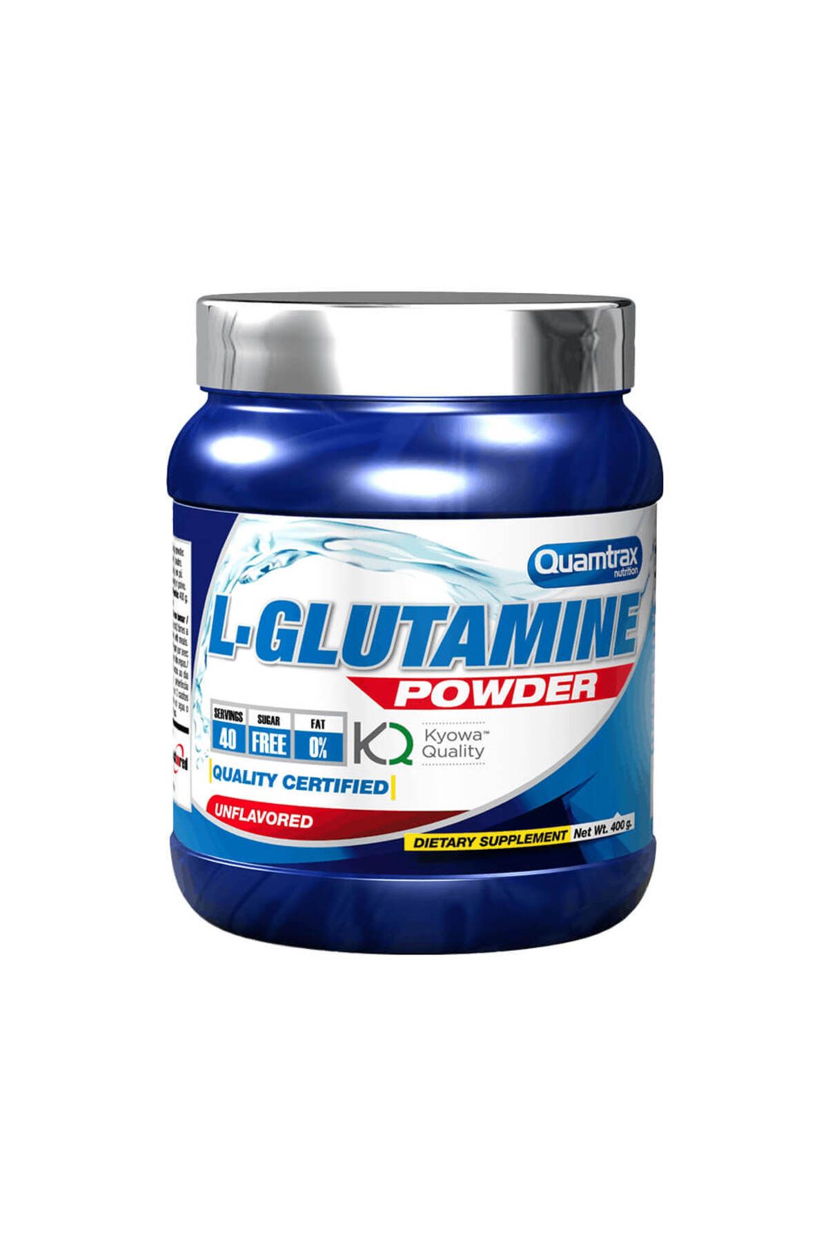 Quamtrax L-glutamina, 400g, Pudra, Quamtrax, Supliment Pentru Refacere - One Size