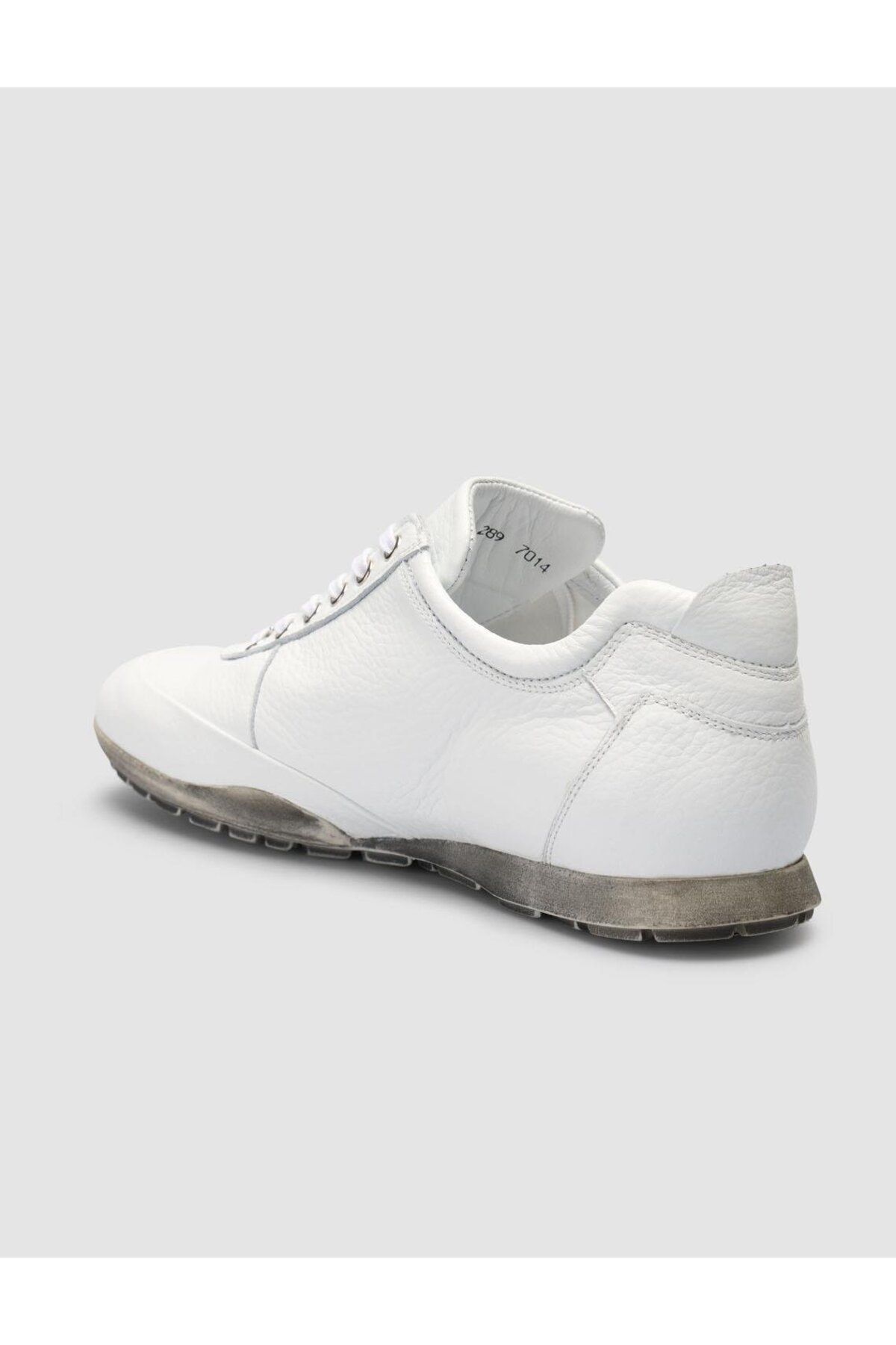 Cabani-100% Genuine Leather White Lace-Up Men's Casual Shoes 5