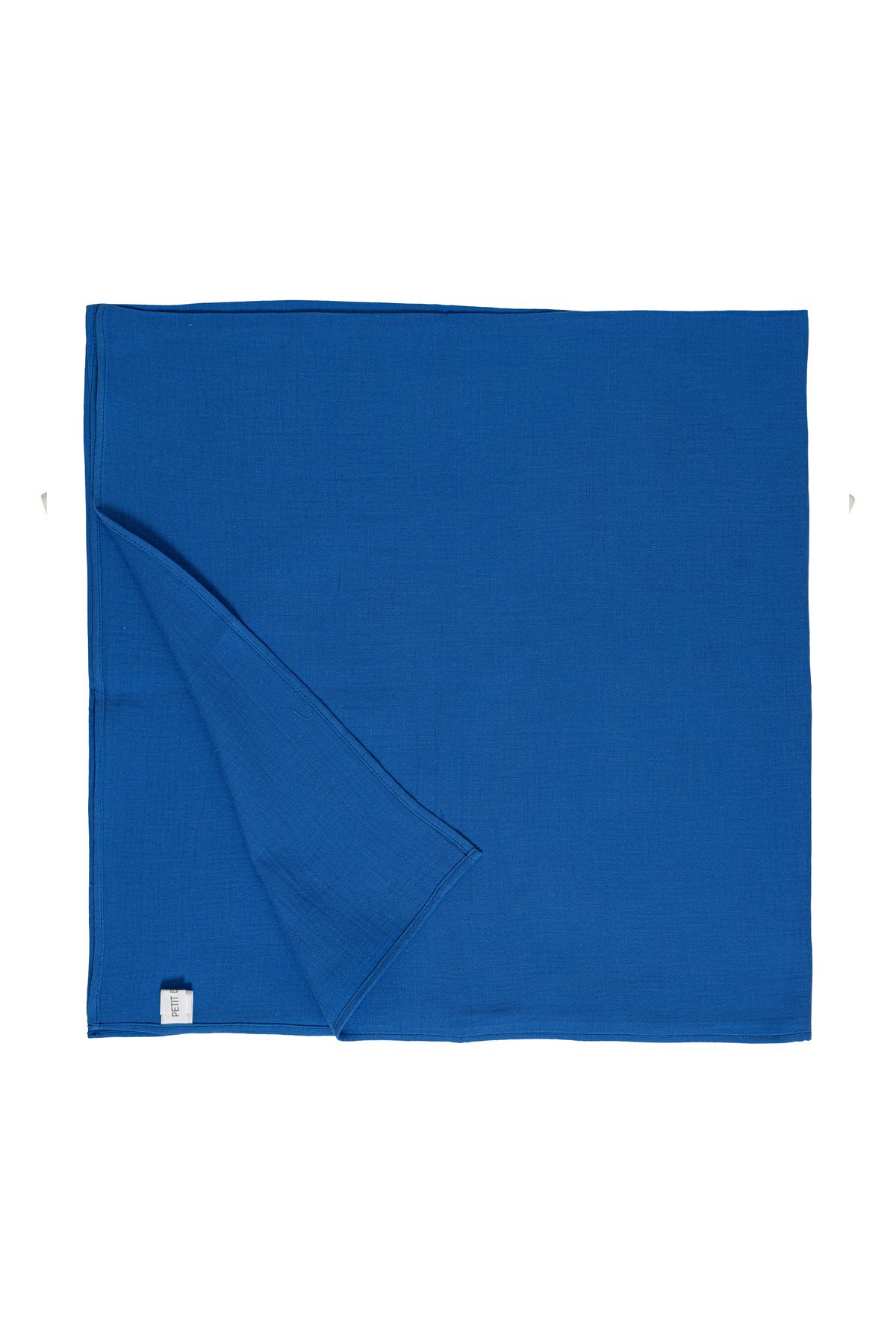 Petit Boom %100 Pamuk Çift Katlı Muslin Bebek Örtüsü Mavi 100x100 cm