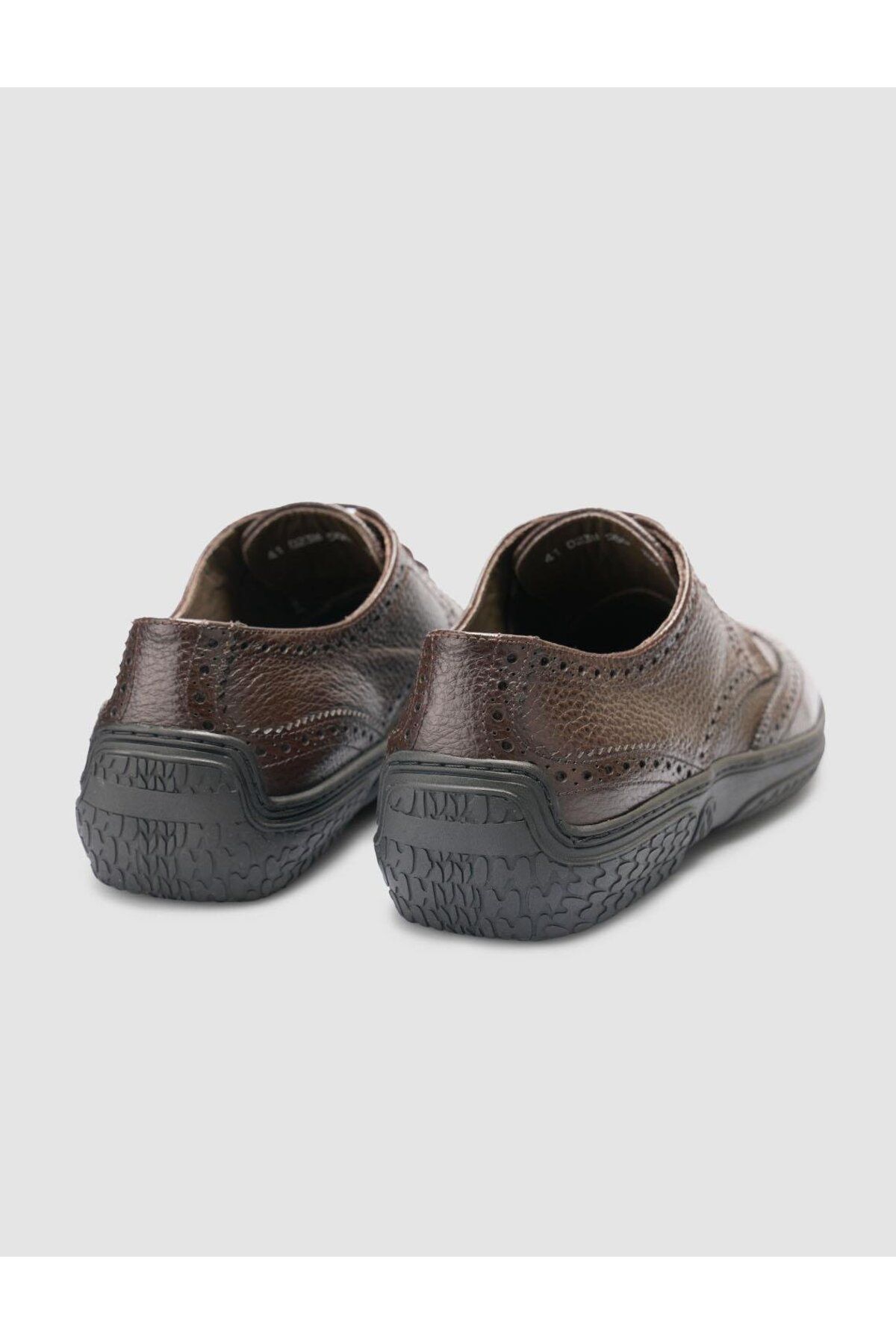 Cabani-100% Genuine Leather Brown Men's Casual Shoes 3
