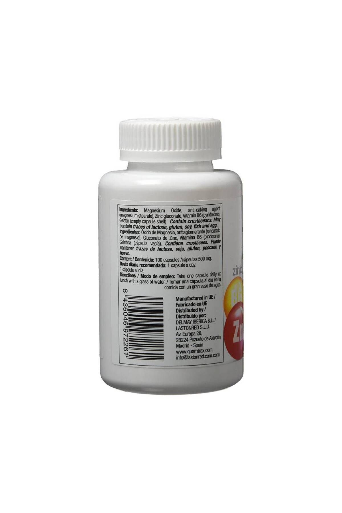 Quamtrax-ZMA, 100 capsules, Quamtrax, Hormone stimulation supplement 3