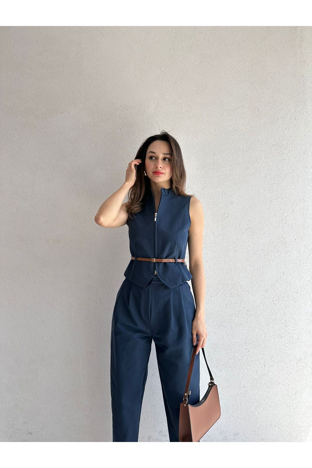 Mooi Butik Takım 6892 - Lacivert