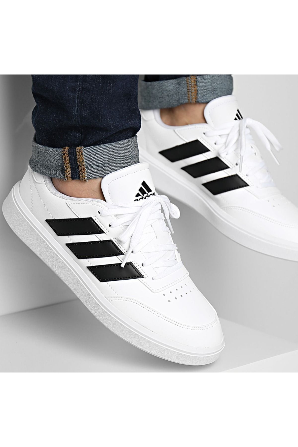 اسنیکر سفید زنانه کفش ورزشی روزانه Courtblock اورجینال adidas