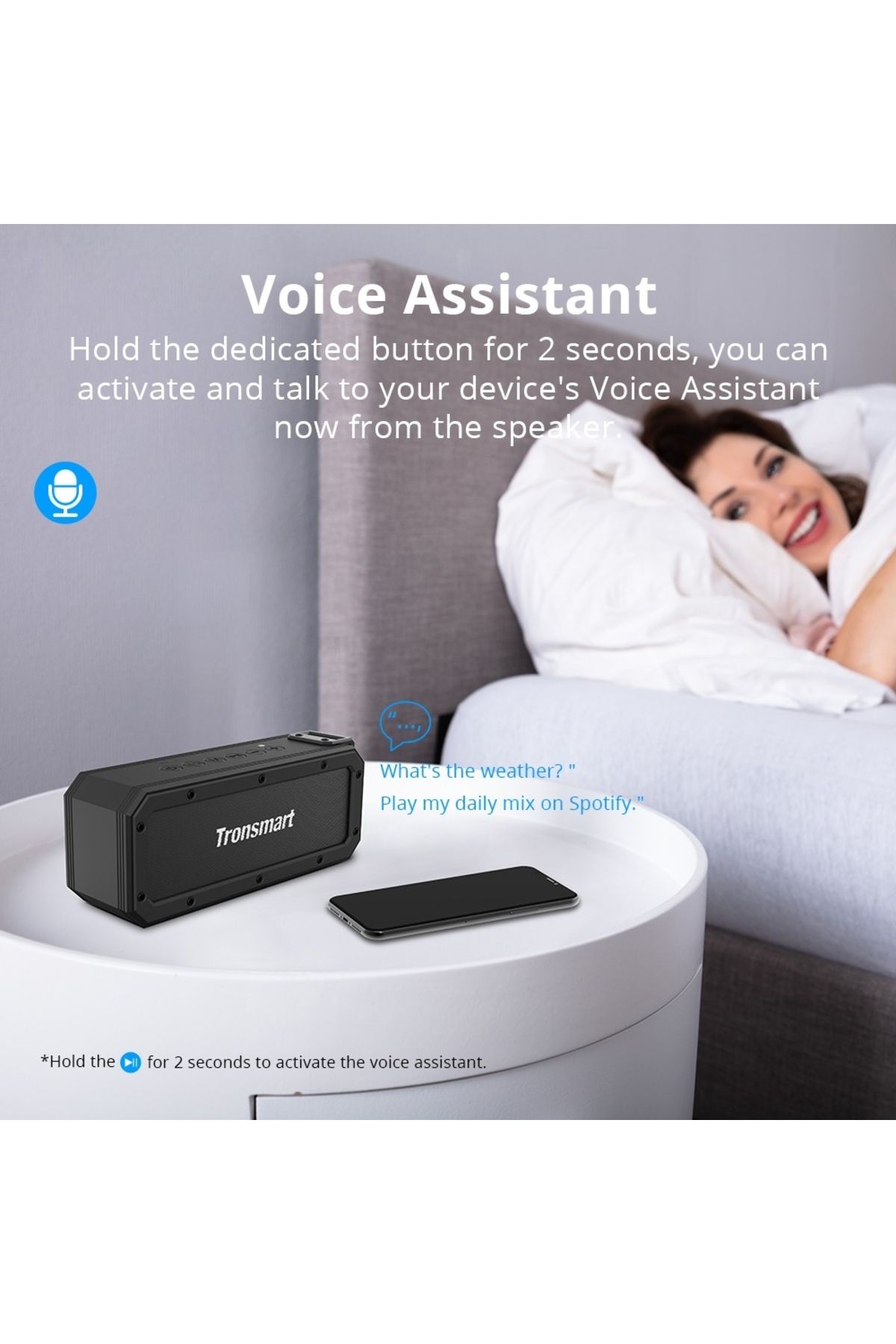 Tronsmart-مكبر صوت Tronsmart Force + مقاوم للماء بتقنية البلوتوث بقوة 40 وات، ستيريو ثلاثي الأبعاد IPX7، وقت تشغيل يصل إلى 15 ساعة، NFC، TWS 3