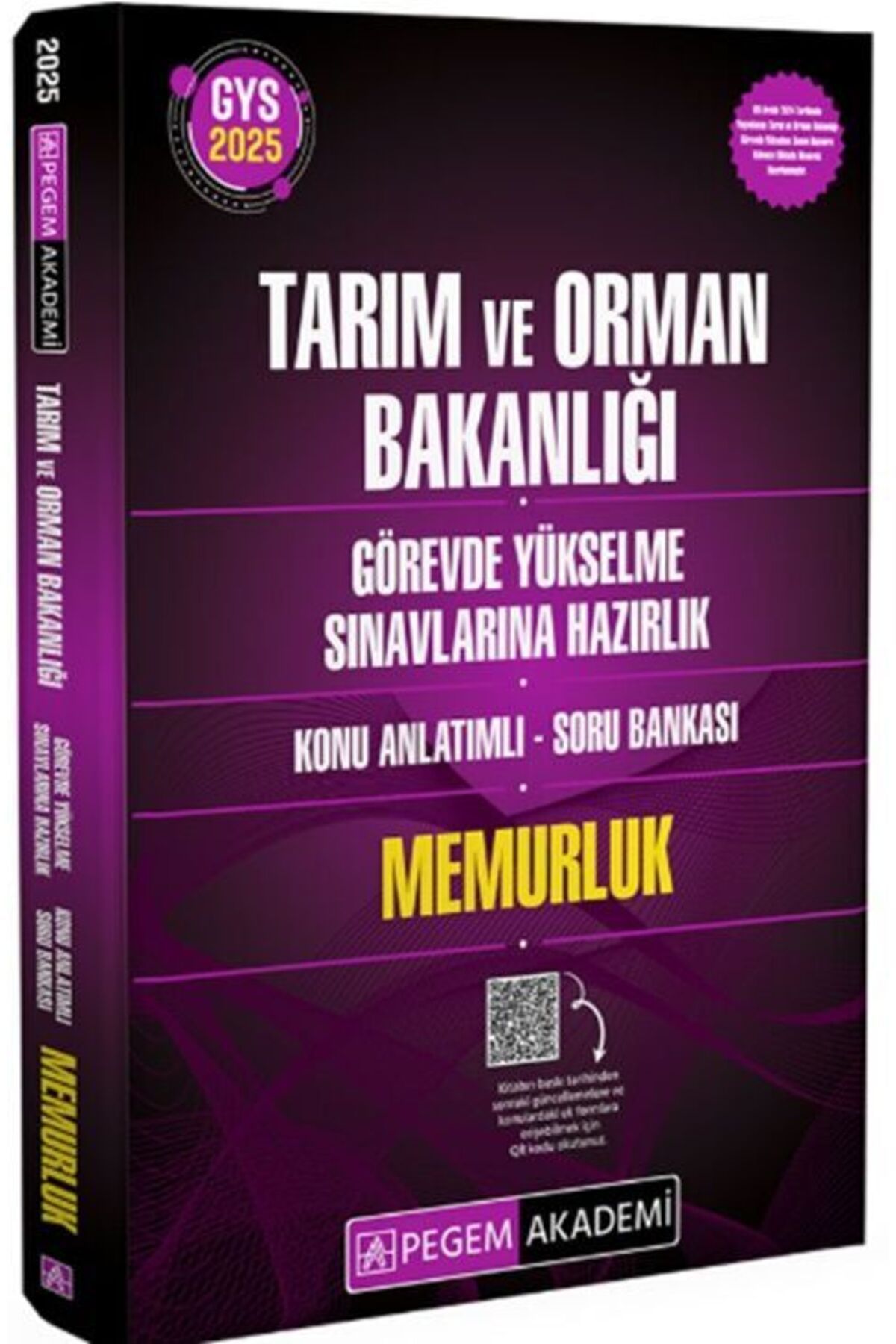 Pegem Akademi Yayıncılık Pegem Akademi 2025 Tarım ve Orman Bakanlığı GYS Hazırlık Konu Anlatımlı Soru Bankası