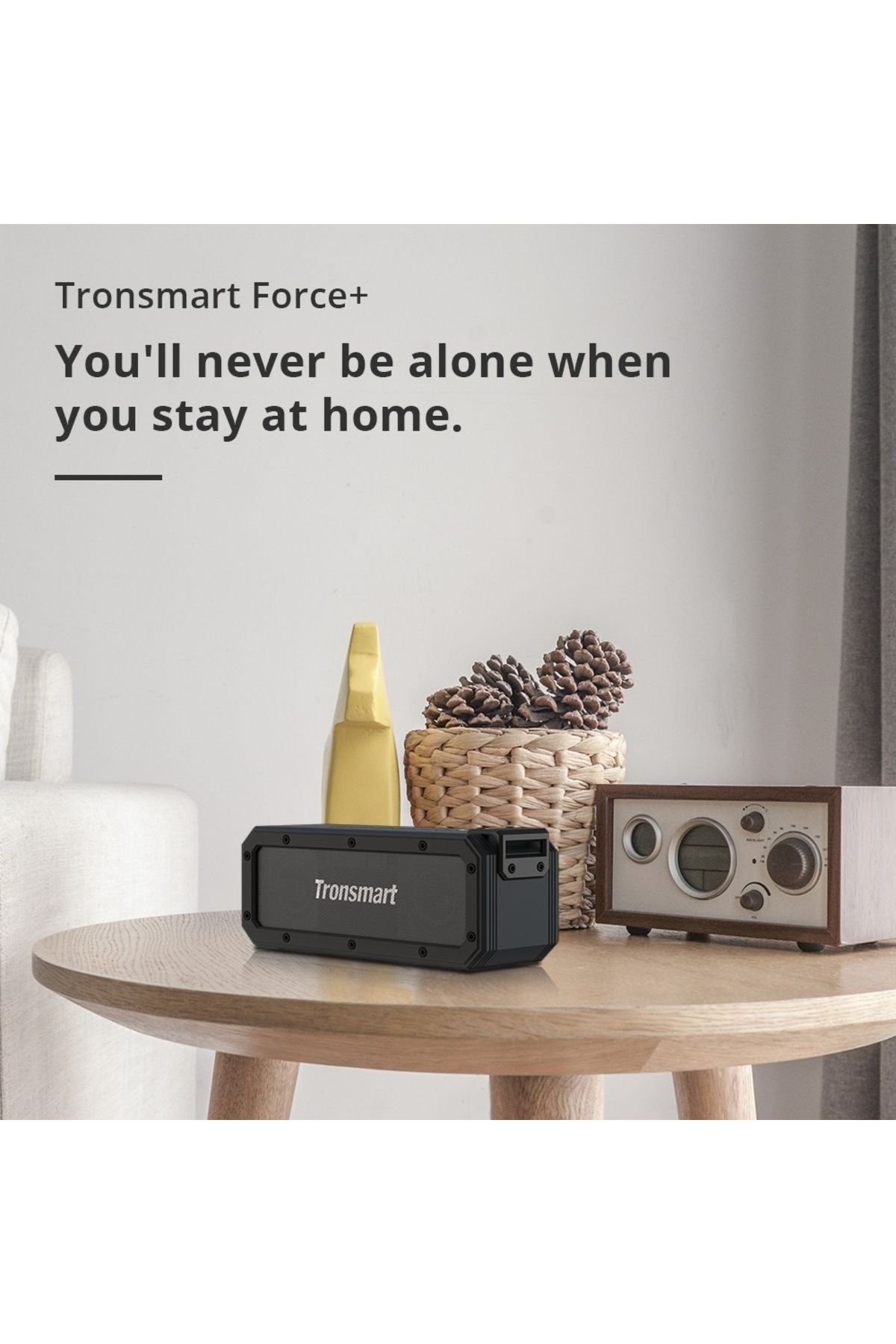 Tronsmart-مكبر صوت Tronsmart Force + مقاوم للماء بتقنية البلوتوث بقوة 40 وات، ستيريو ثلاثي الأبعاد IPX7، وقت تشغيل يصل إلى 15 ساعة، NFC، TWS 8