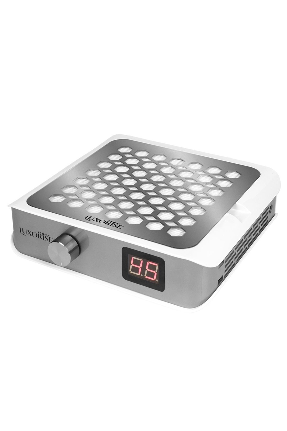 LUXORISE Aspirator De Praf De Unghii Cu Afișaj 60w Precision Elite - Argintiu - One Size