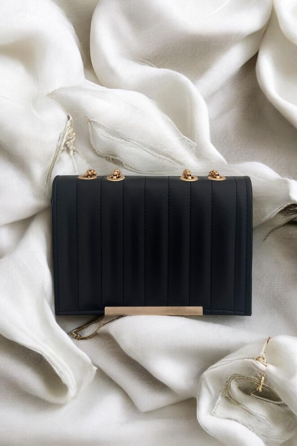 CAN BAG STORE ZİNCİRLİ KUTU MODEL KADIN OMUZ ÇANTASI