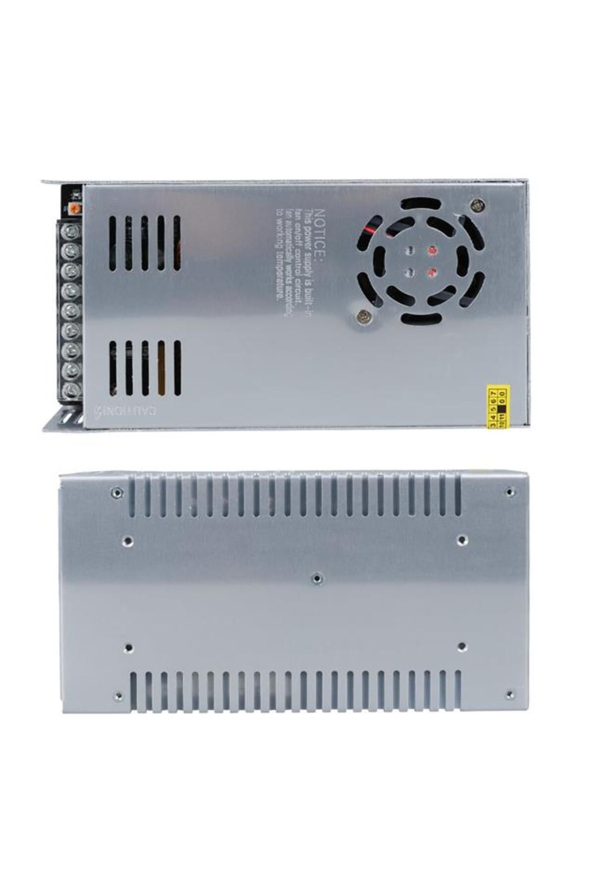 LEDX ALN-M2421 24 Volt 21 Amper Fanlı Metal Kasa Adaptör 215X115x50mm