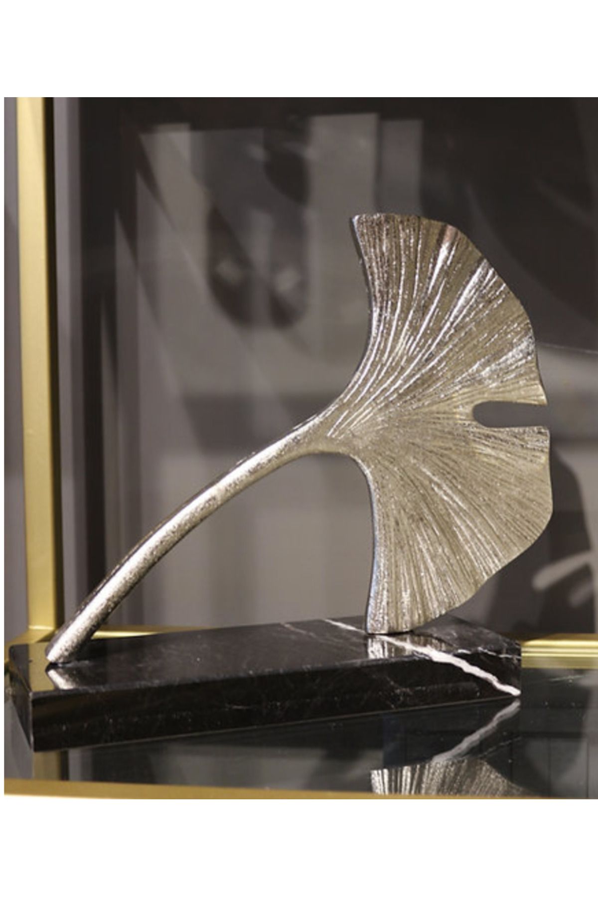tuan design Gümüş Ginko Obje