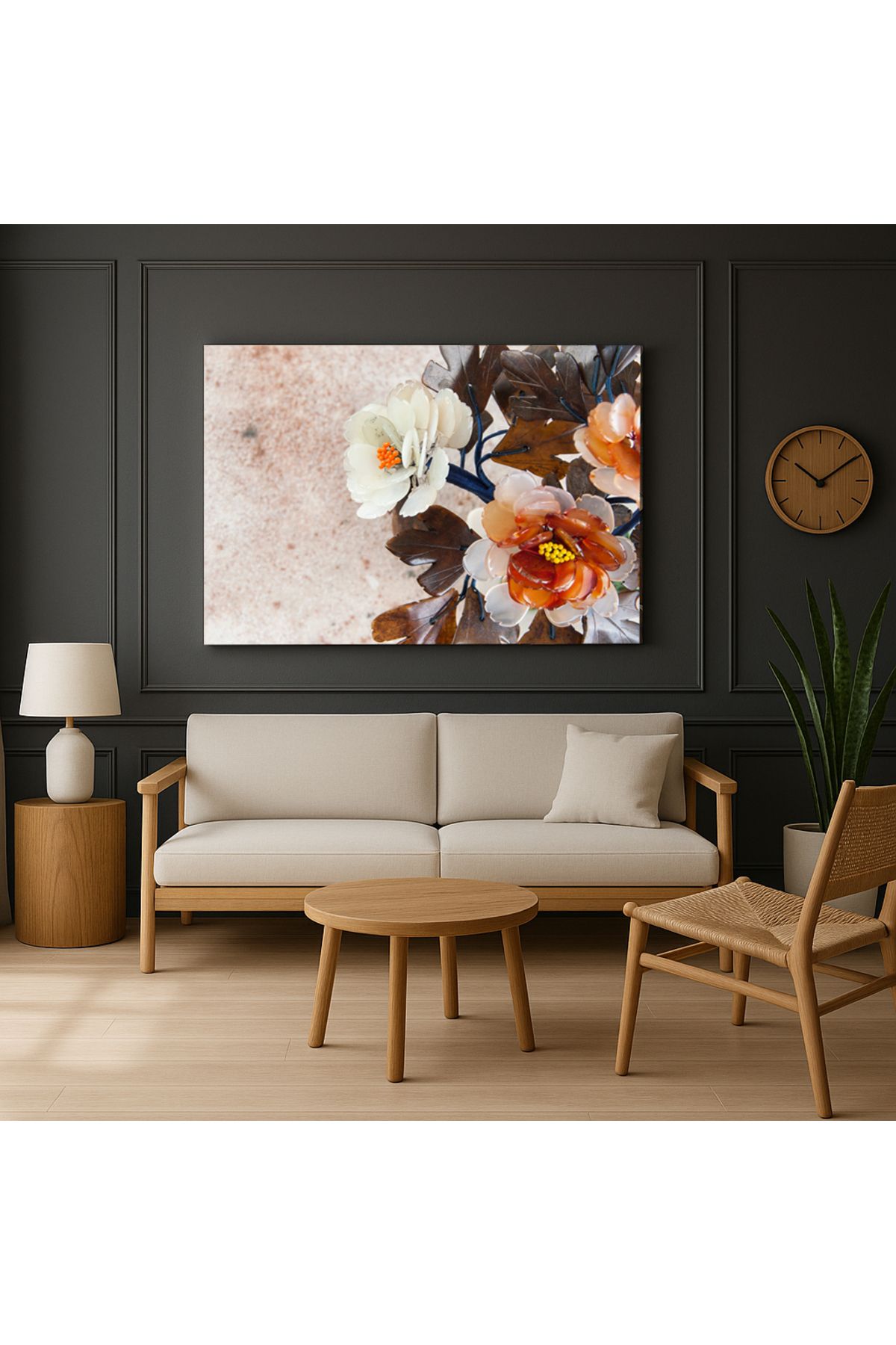 volo dekor - KANVAS TABLO Pastel Renkler , Dekoratif Kanvas Duvar Tablosu