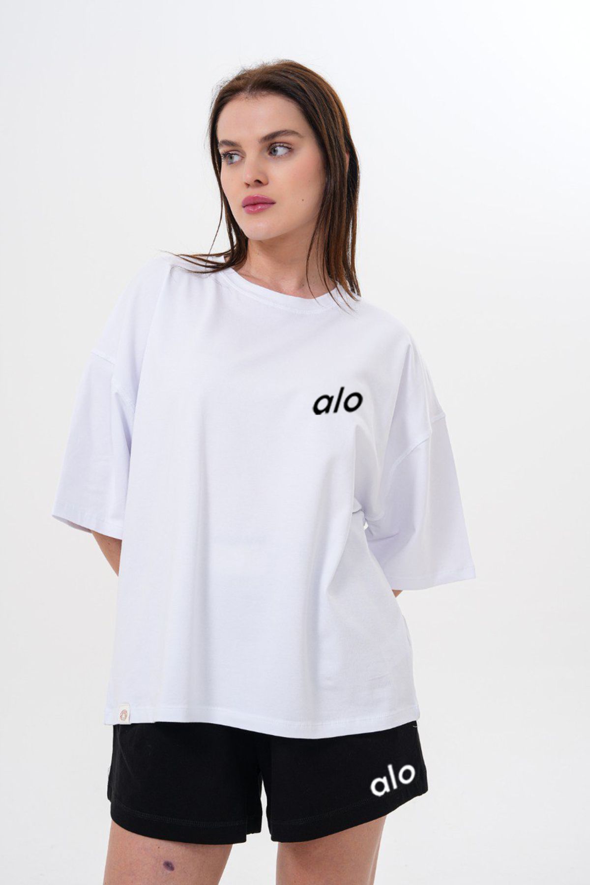 JANSO GROUP - KADIN BASKILI TSHIRT PAMUKLU BÜYÜK BEDEN