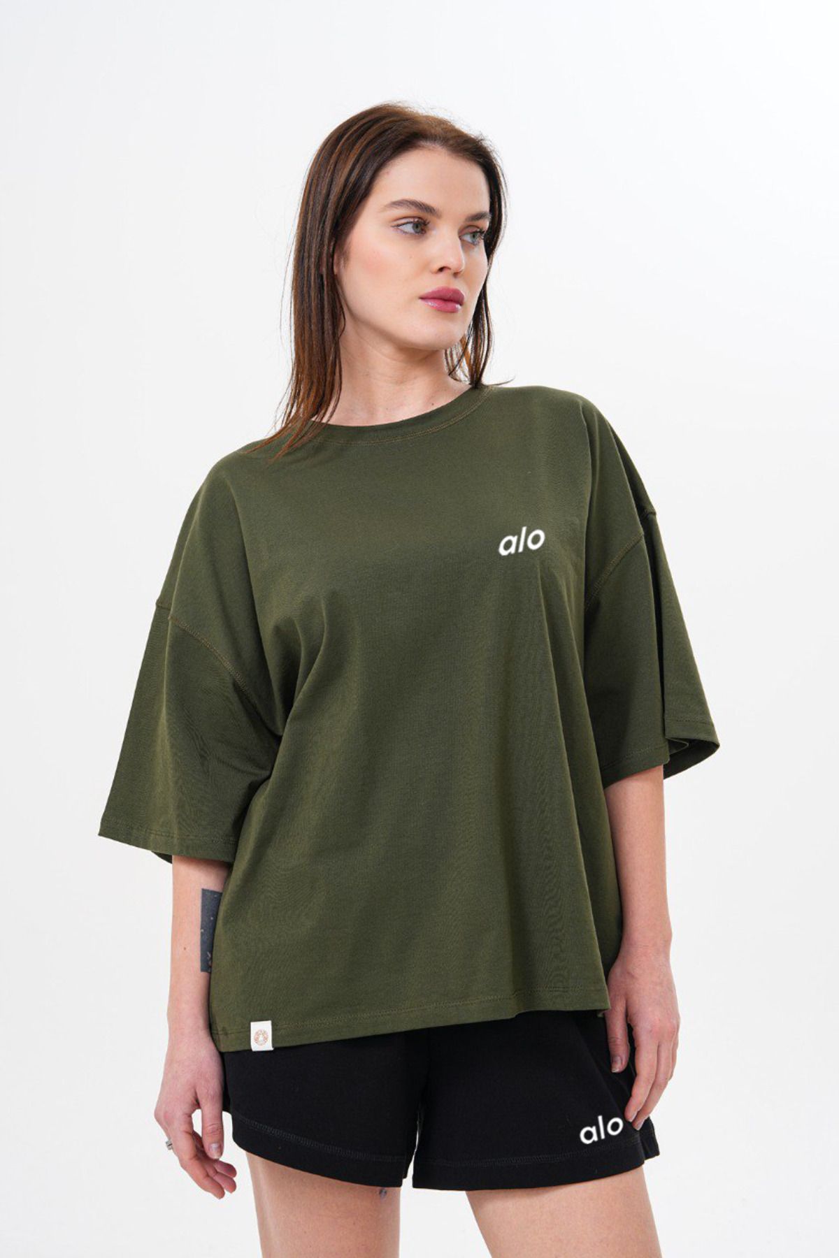 JANSO GROUP - KADIN BASKILI TSHIRT PAMUKLU BÜYÜK BEDEN