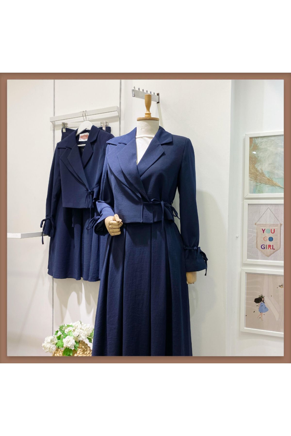 Faya Boutique Lacivert Ceketli Nora Takım