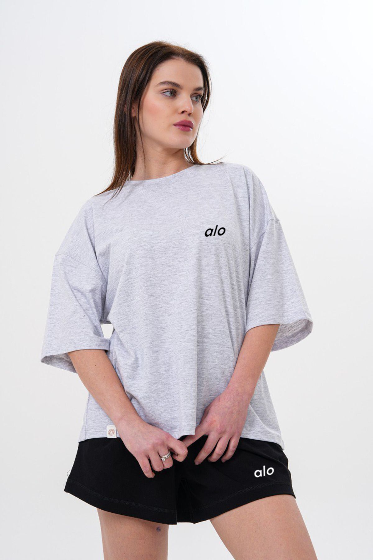 JANSO GROUP - KADIN BASKILI TSHIRT PAMUKLU BÜYÜK BEDEN
