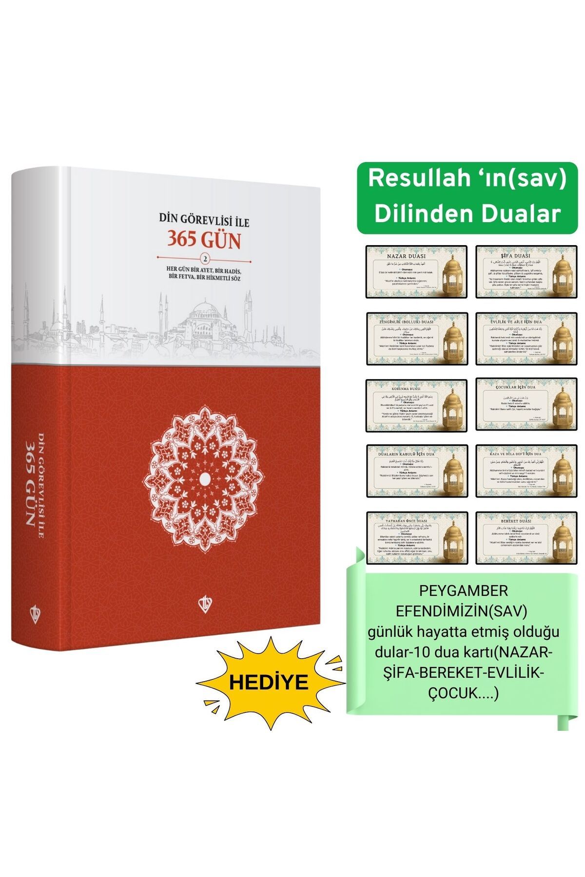 Diyanet İşleri Başkanlığı Din Görevlisi ile 365 Gün 2 – Günlük Cami Dersleri Rehberi | TDV Yayınları | Ciltli 768 Sayfa