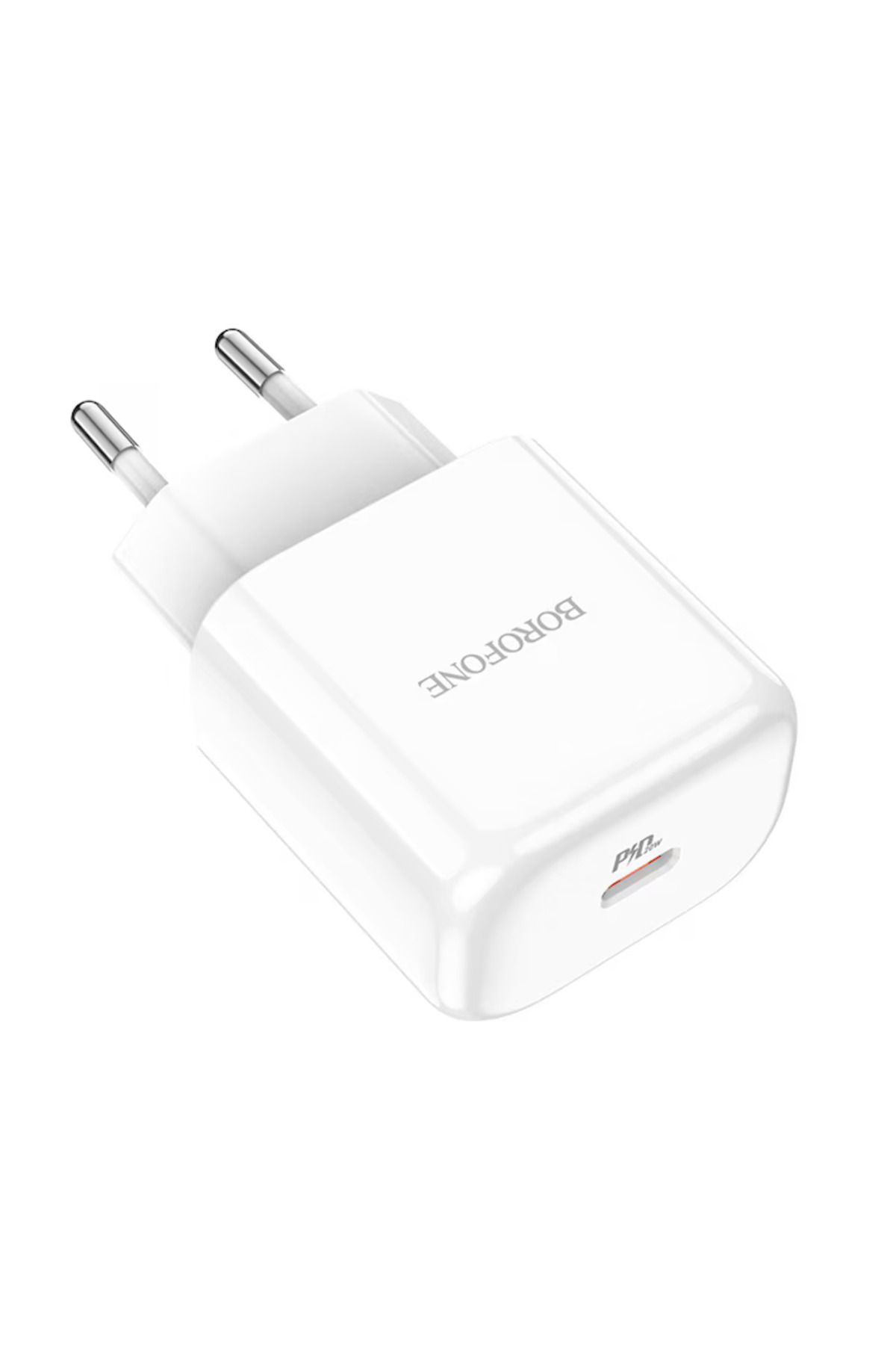 Borofone-Încărcător de rețea Bn3 Premium USB-C, încărcare rapidă, 20w, 1 x USB Tip-C - Alb 4