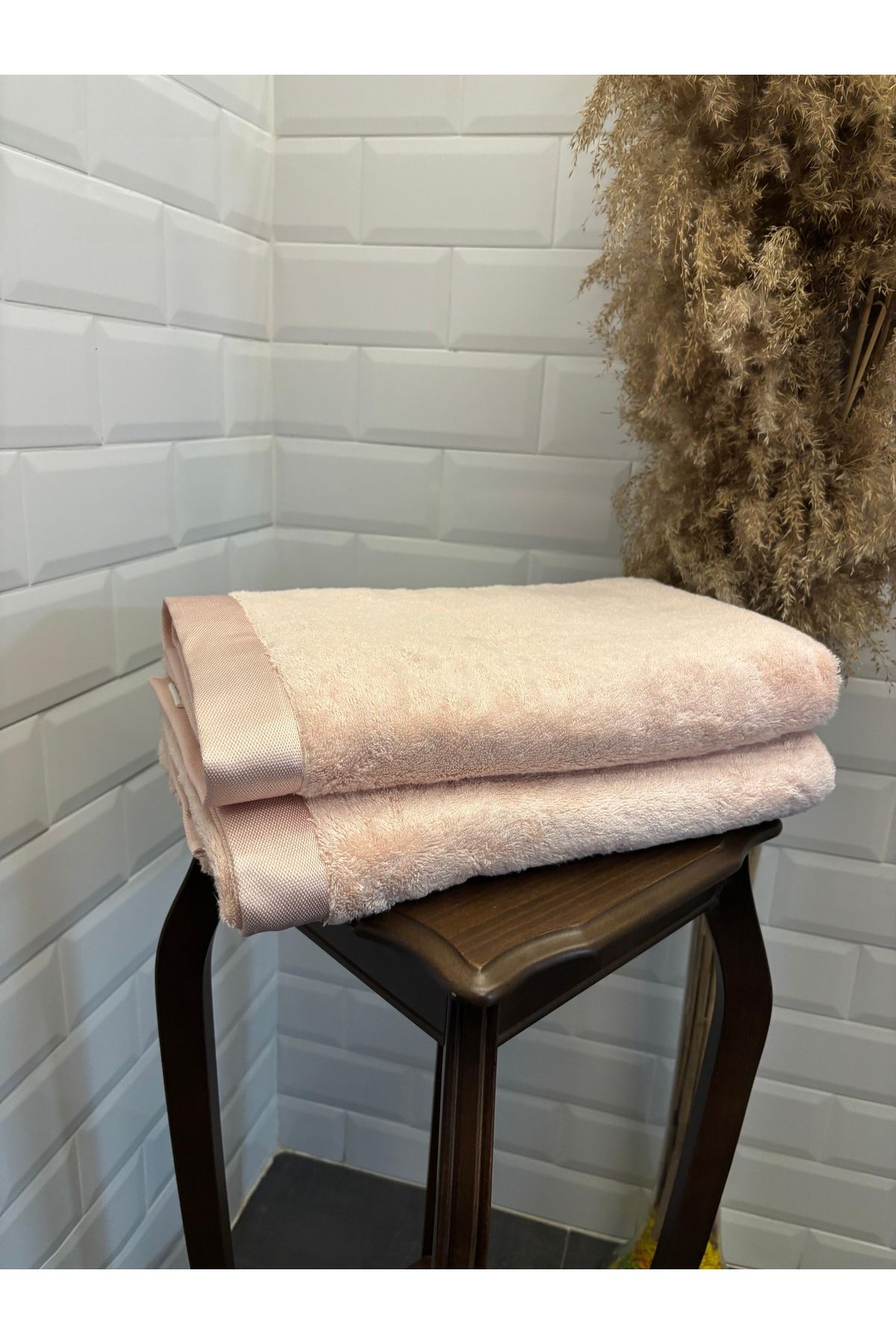 Explore Home , Cotton Banyo Havlusu - Pembe (Lif Hediyeli)