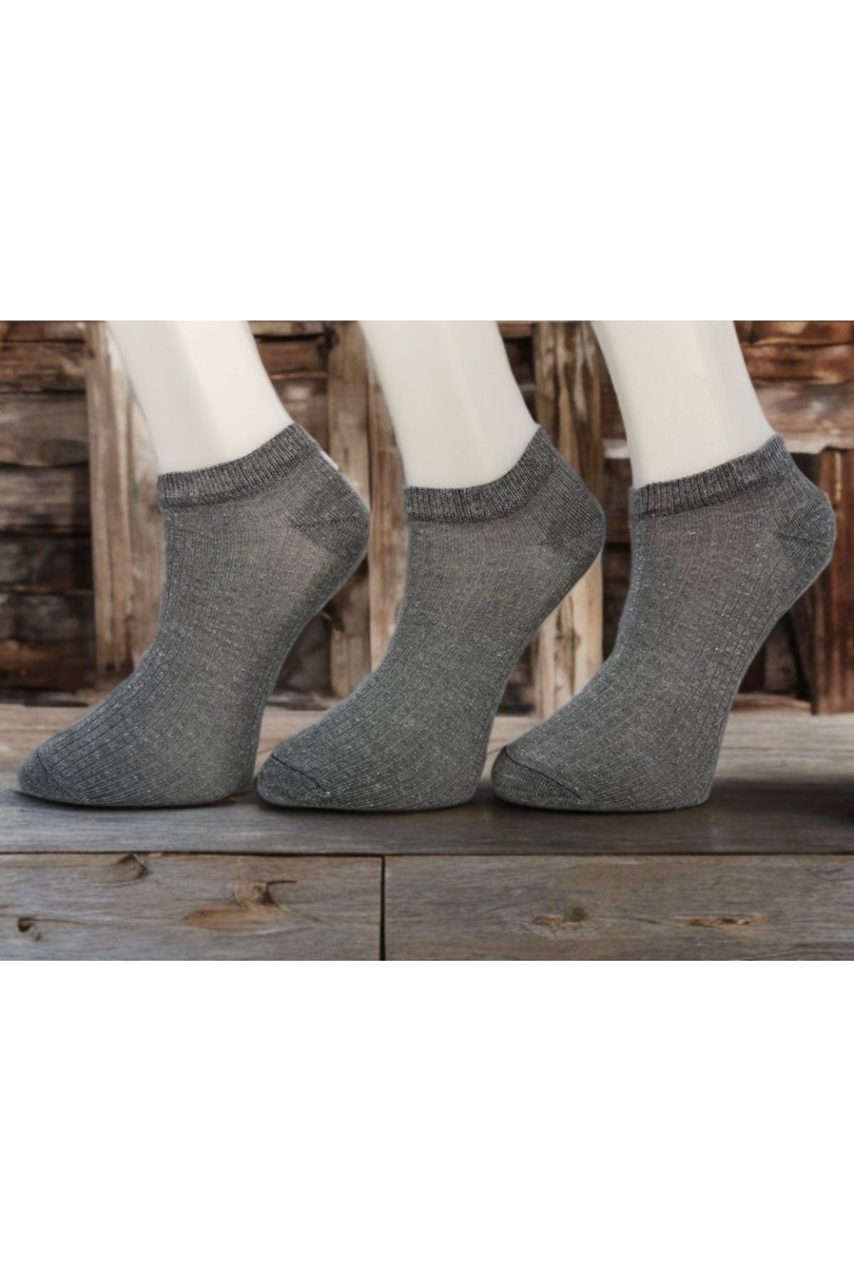 LAV SOCKS 3'lü Erkek kısa çorap