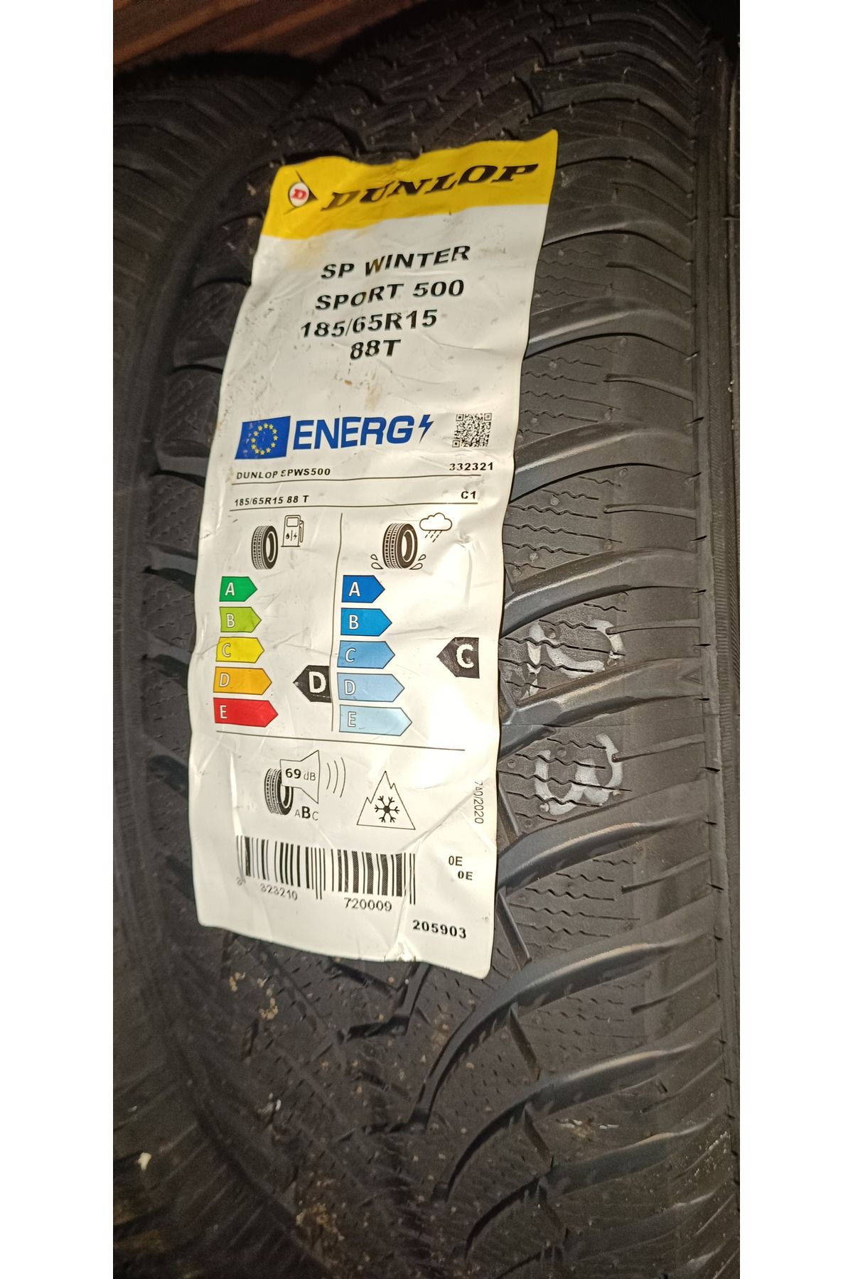 DUNLOP 185/65 R15 SP WINTER SPORT 500
