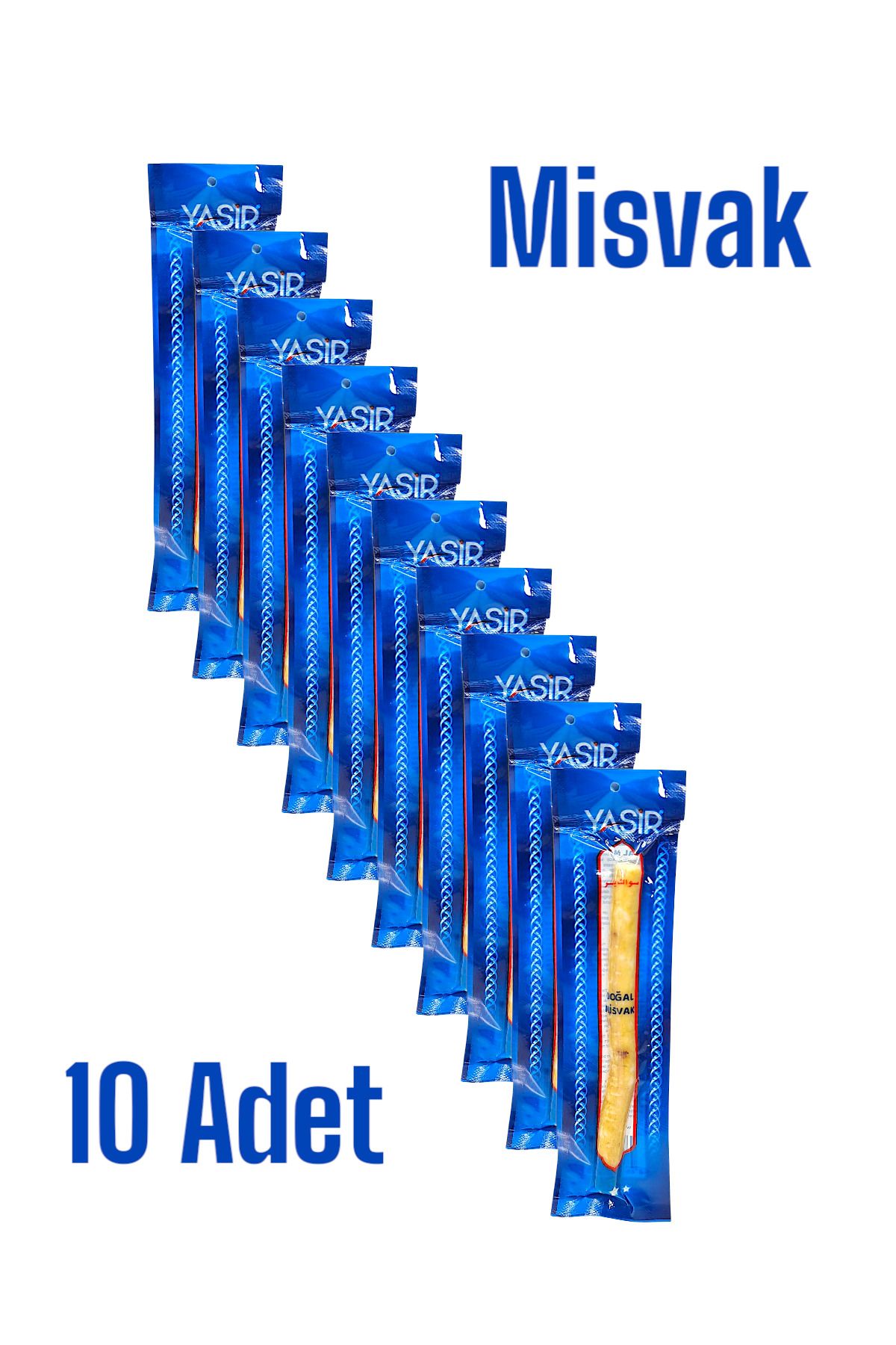 Hanedan Hediyelik Misvak 10 Adet (Vakumlu,Kaliteli,Islak,Sünnet,Şifa)