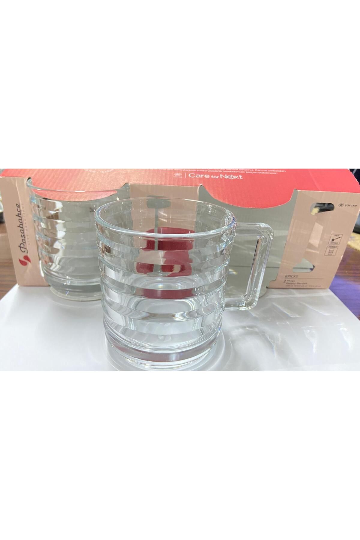 Paşabahçe BRİCKS KULPLU KUPA BARDAK 2 Lİ 320 CC yeni ürün