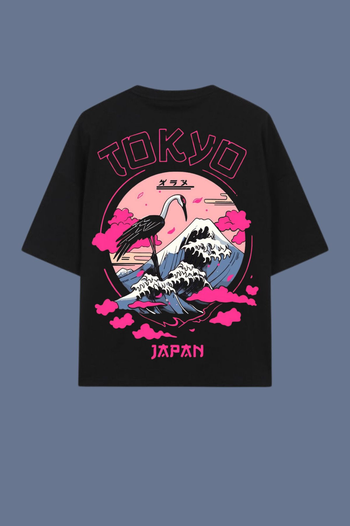 Dupe Design Tokyo Baskılı Oversize T-shirt