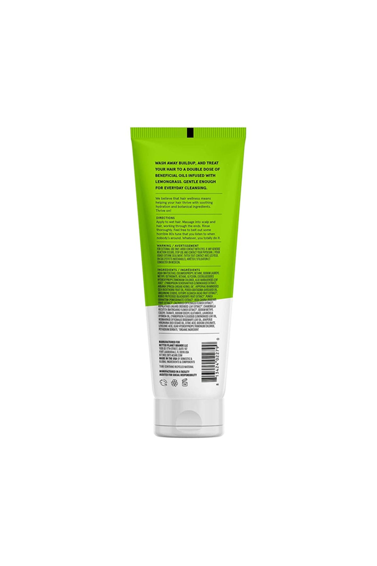 ACURE-Curiously Clarifying Shampoo Lemongrass & Argan - 236ml 2
