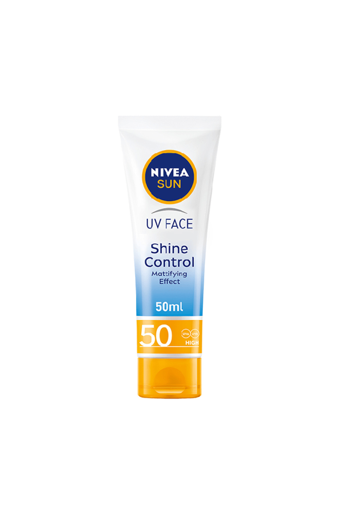 nivea sun uv face shine control spf 50