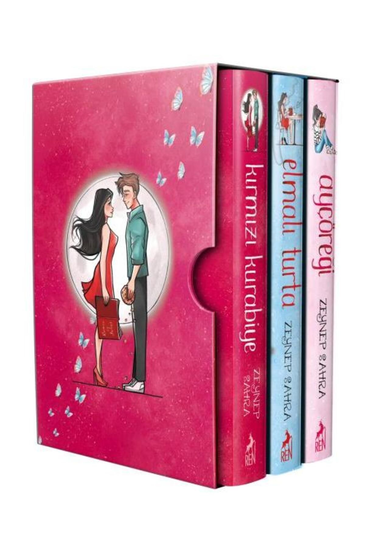 Ren Kitap Ayçöreği Elmalı Turta Kırmızı Kurabiye (3 Kitap Takım) (Ciltli) / Ren Kitap /