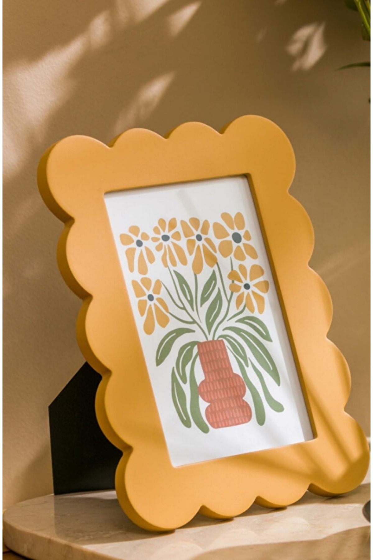 LC Waikiki LCW HOME Sari Ayaklı Dekoratif Fotoğraf Çerçevesi 20 cm
