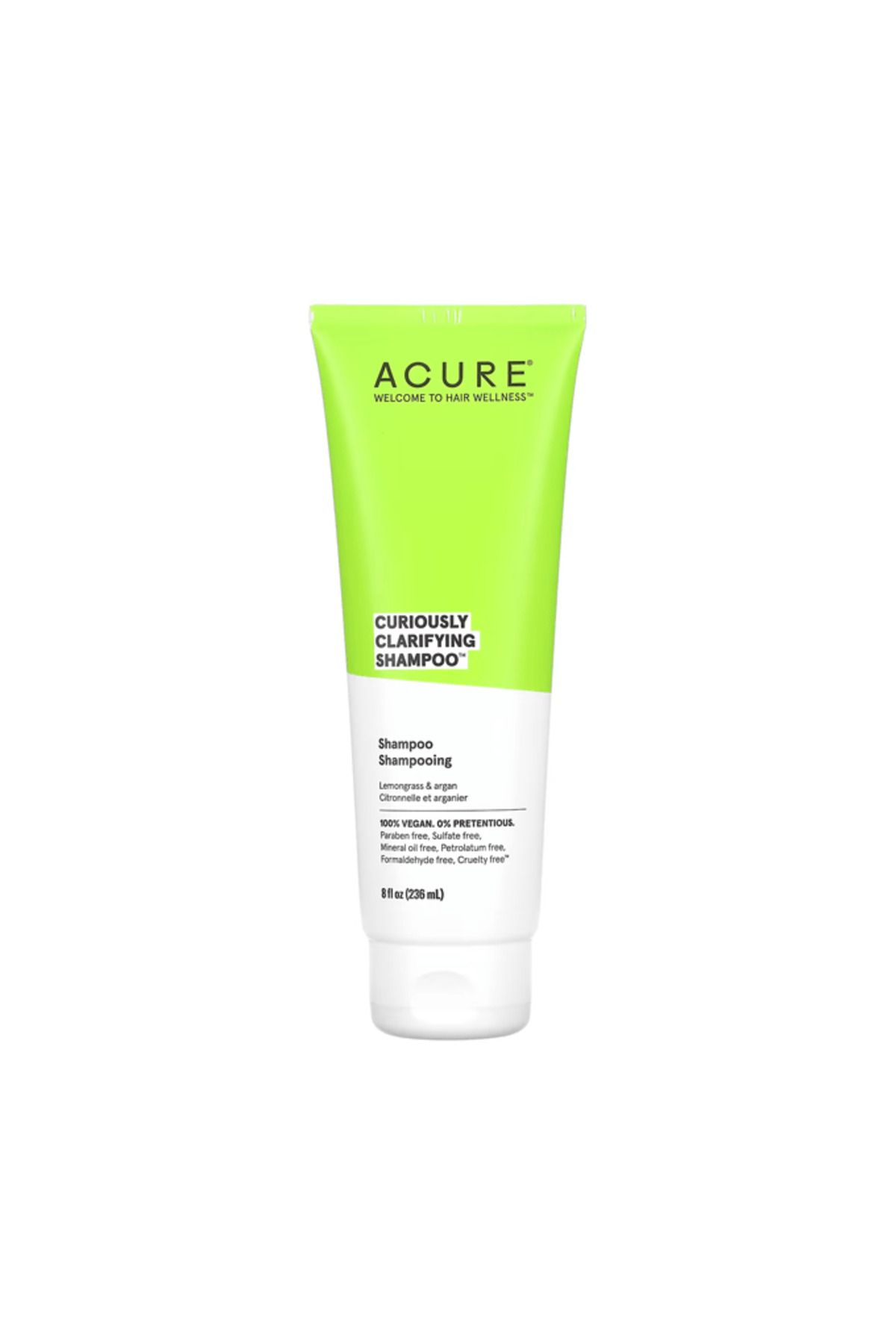 ACURE-Curiously Clarifying Shampoo Lemongrass & Argan - 236ml 1