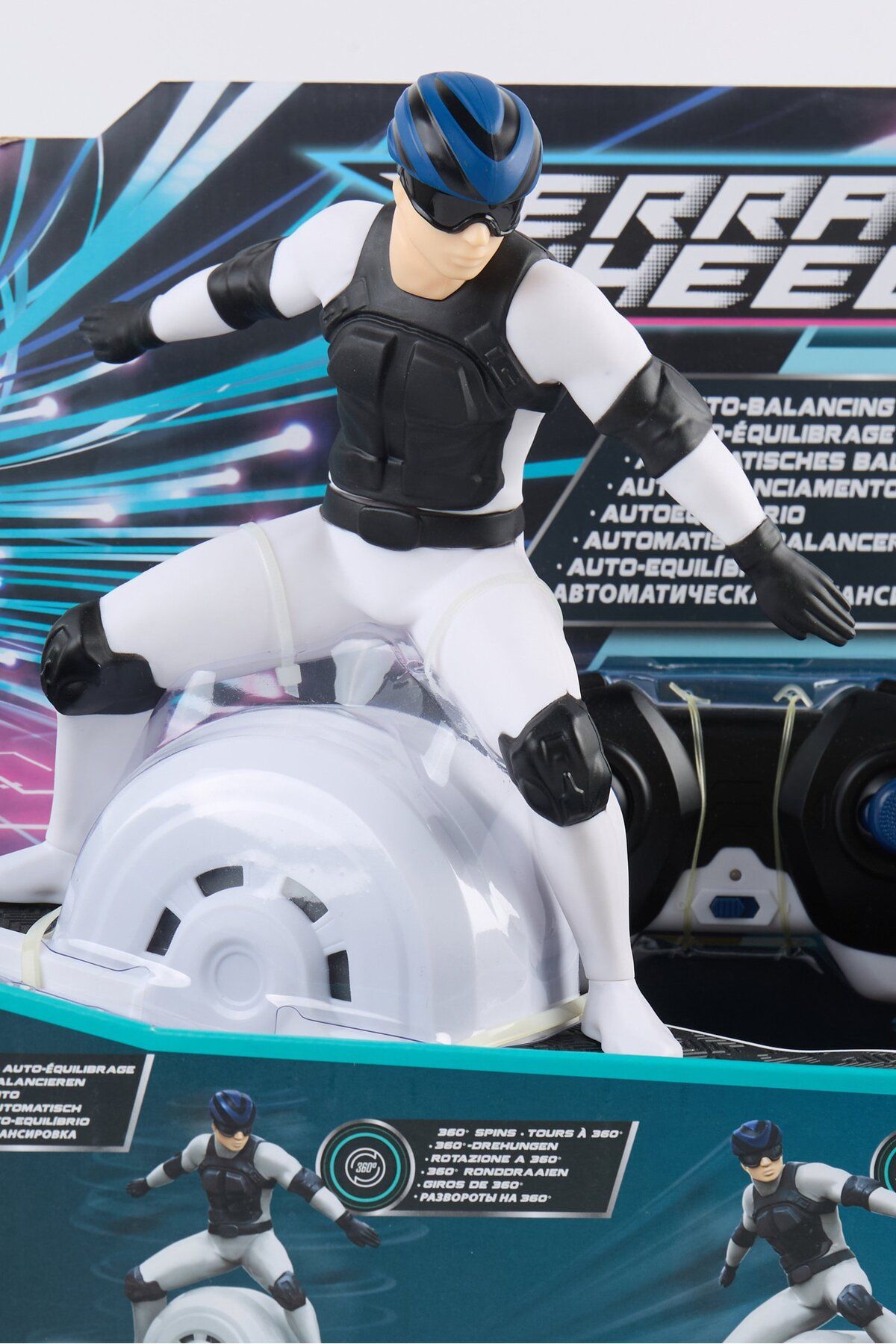 Alpha Group-Terra Wheel Hoverboard Remote Control Vehicle, White/black 3