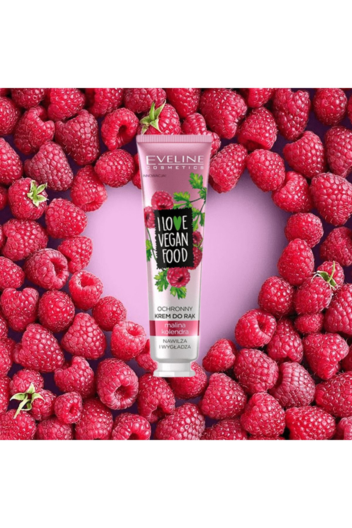 Eveline Cosmetics-Eveline Hand Cream with Raspberry and Coriander - 50 ml 3