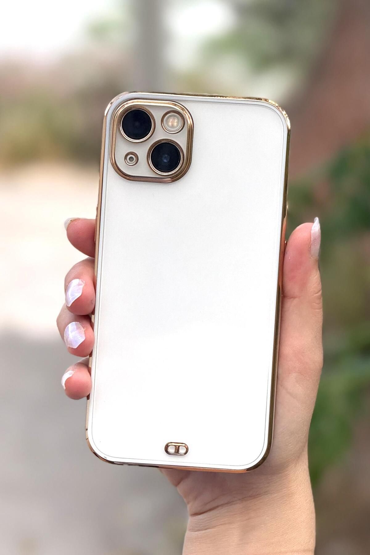 mooodcase iPhone 13 Uyumlu Luxury Lunor Şeffaf Silikonlu Telefon Kılıfı