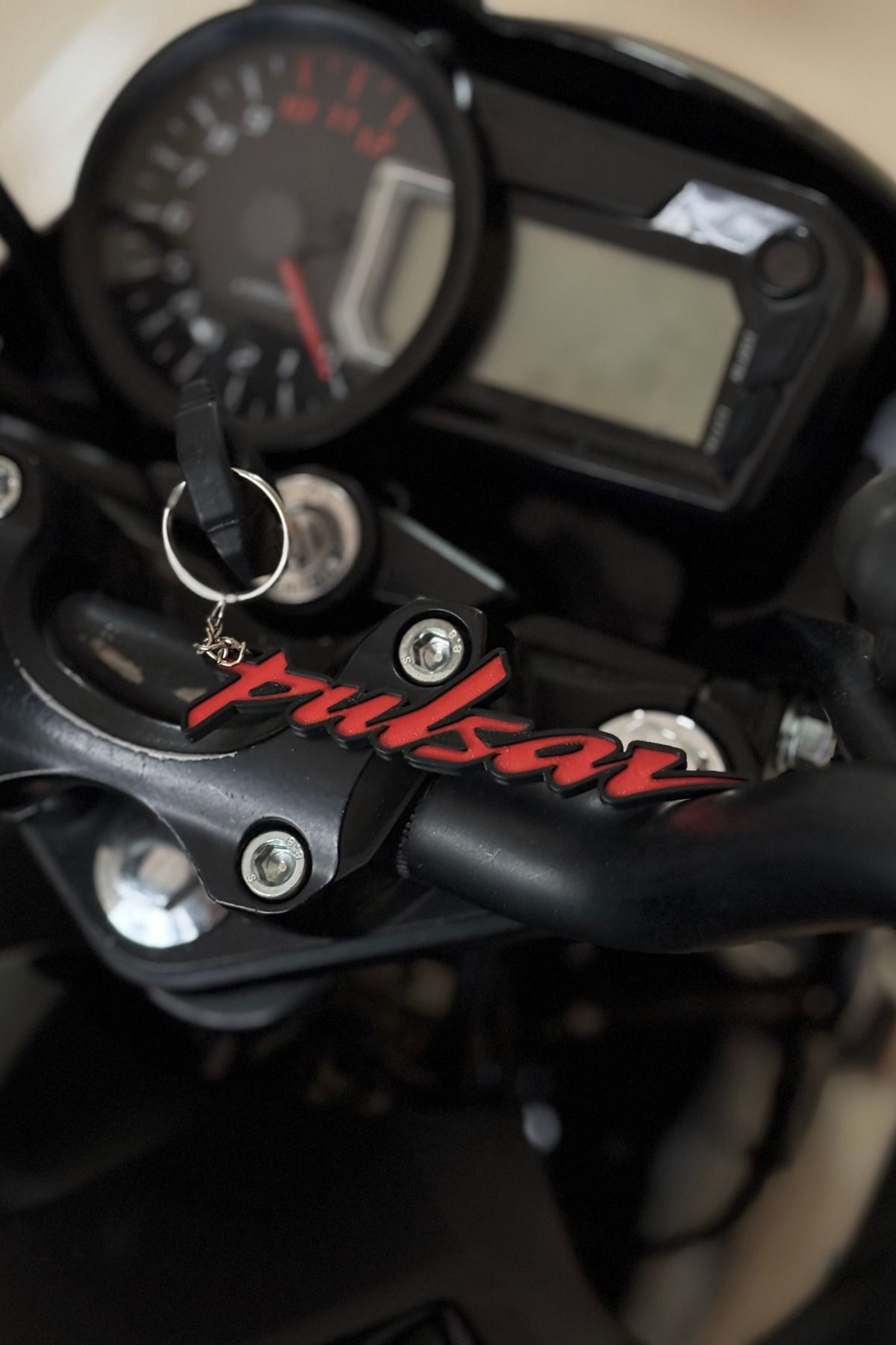 Banxtre-Red Pulsar Keychain for Bajaj Pulsar Group (1 Pcs) 2