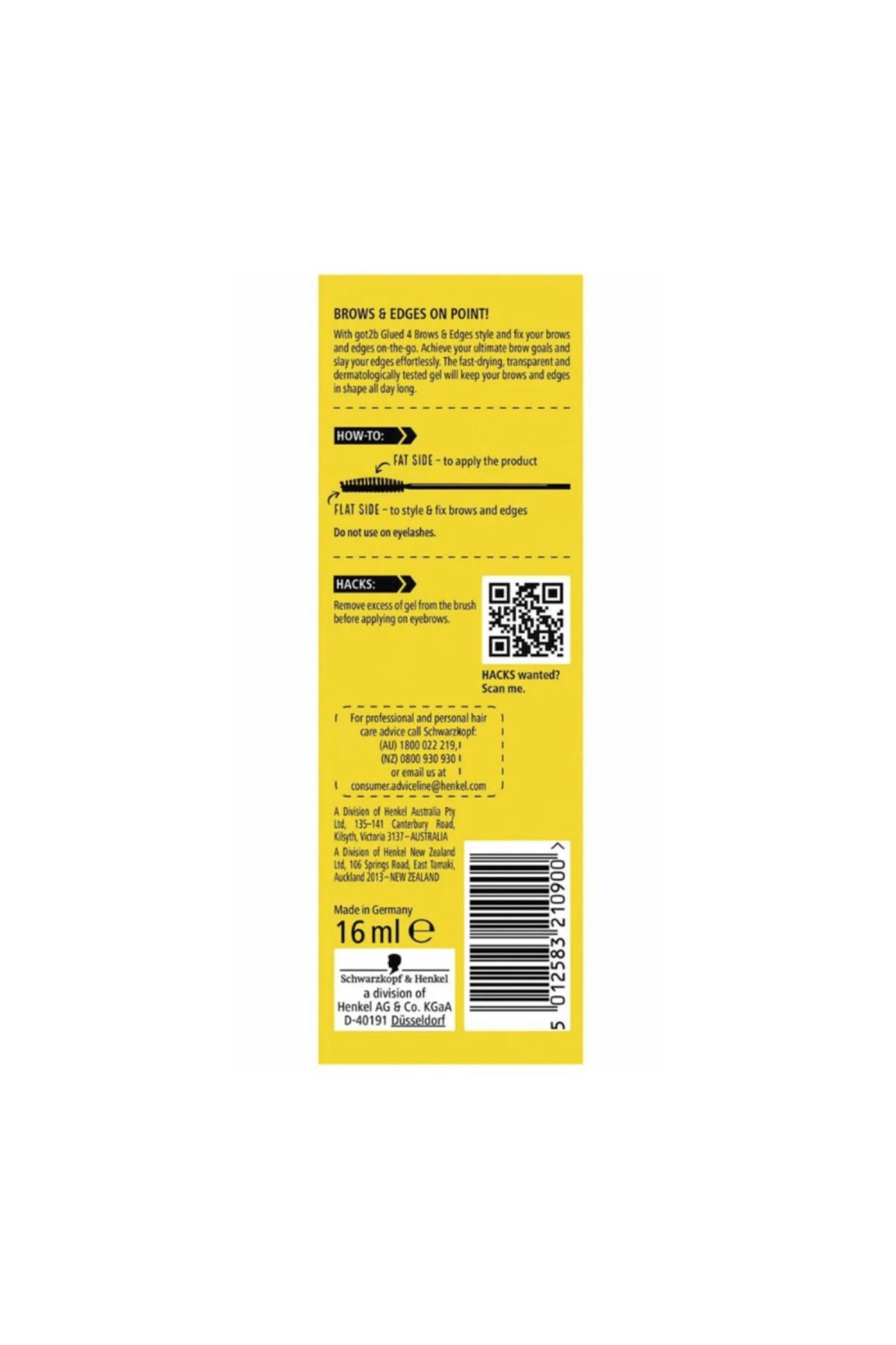 Schwarzkopf-Got2B Glued 2in1 Brow and Edge Gel - 16 ml 3