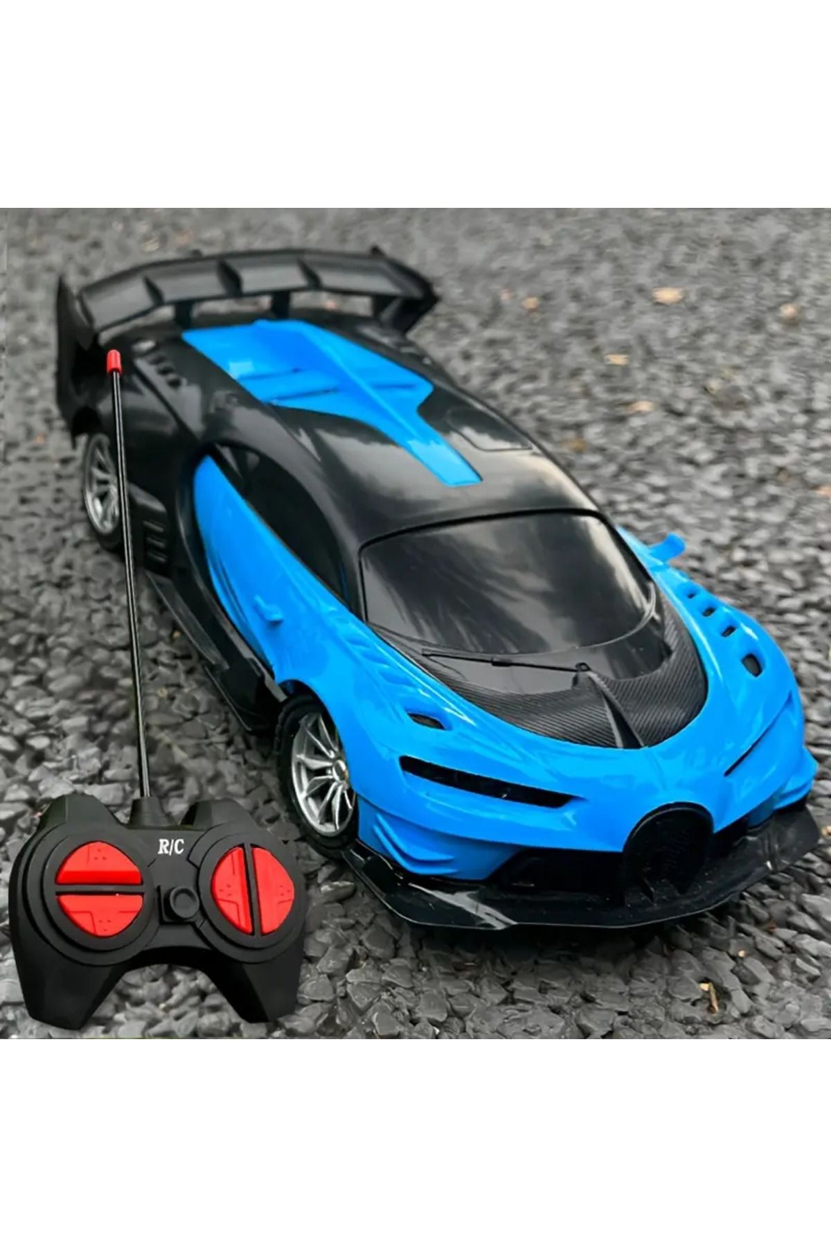 Uzaktan Kumandalı Full Fonksiyon Araba Bugatti Chiron Şarjlı Işıklı Şık Tasarım