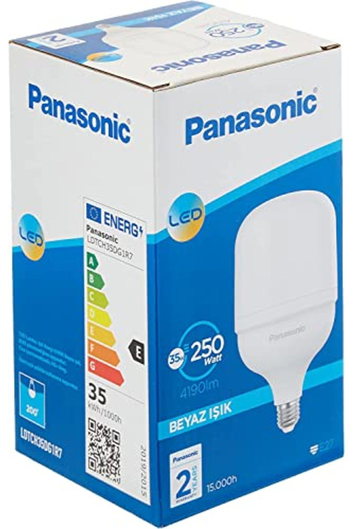 ShopZum E27 Led Torch Lamba, Beyaz Işik 35W 3150Lm 6500K