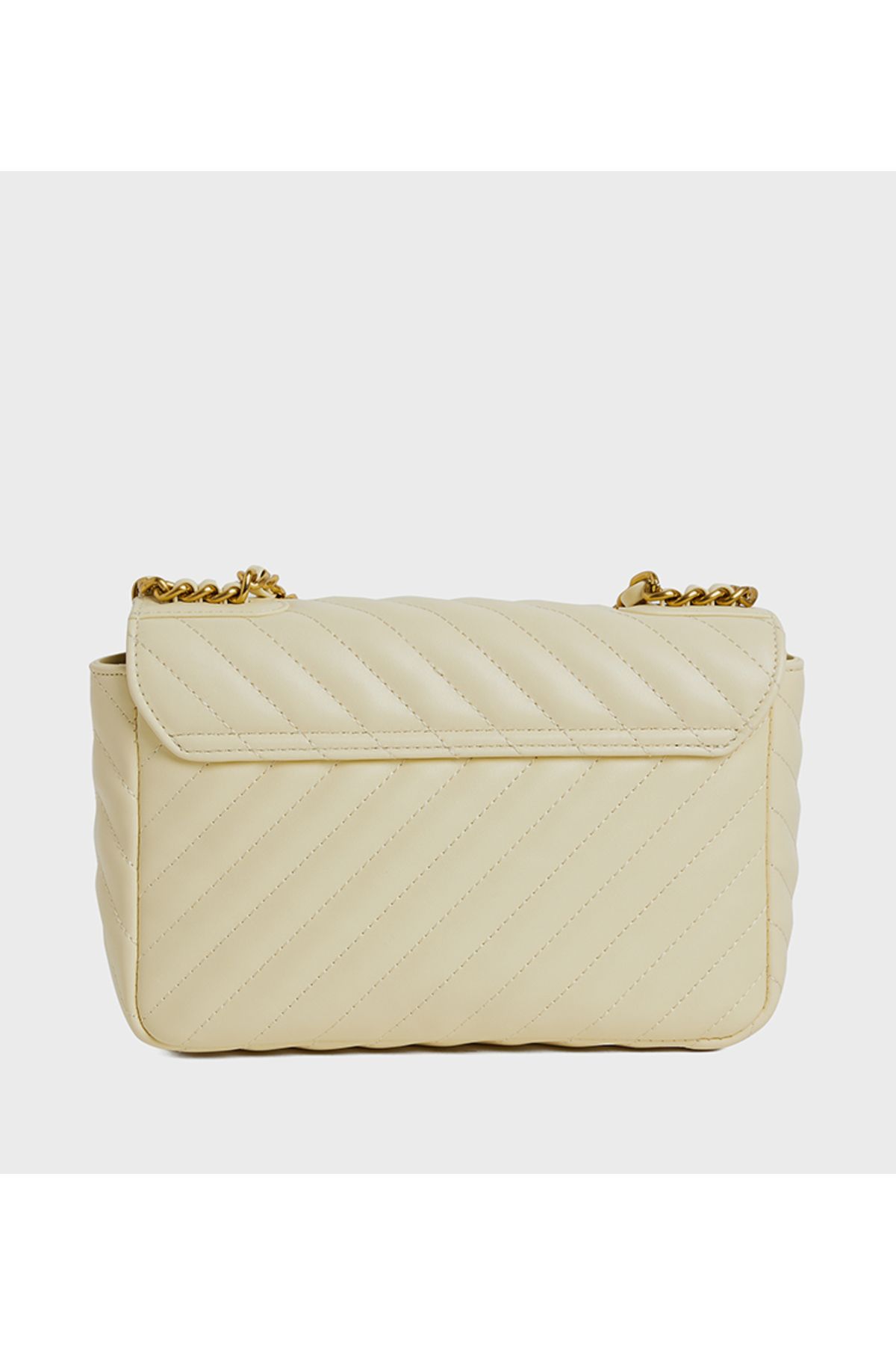 BCBG-Off White Quilted Shoulder Bag 3