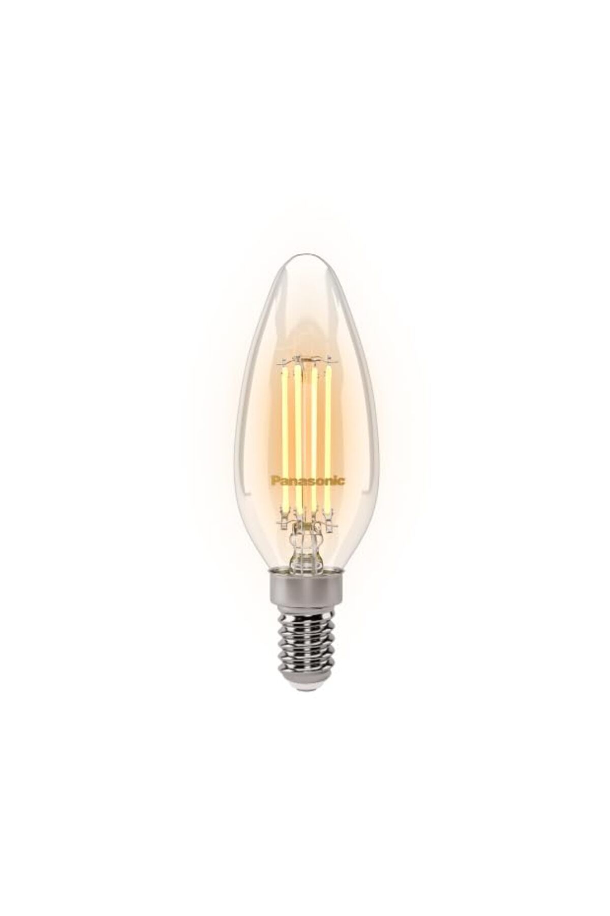 ShopZum E14 Fil Lamba, Sari Işik 2W 200Lm 2700K Clear