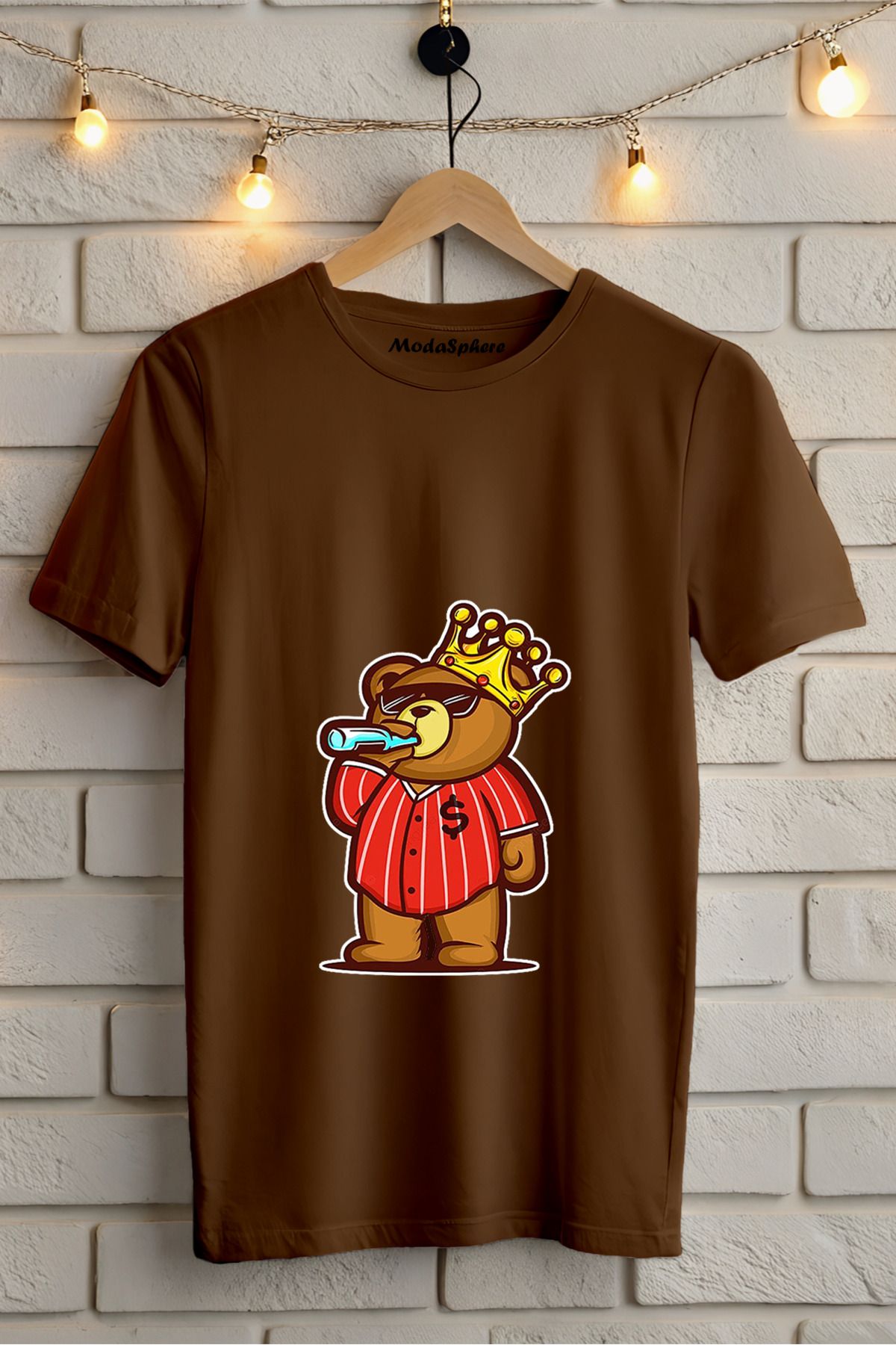 ModaSphere Baskılı Unisex Oversize Tişört