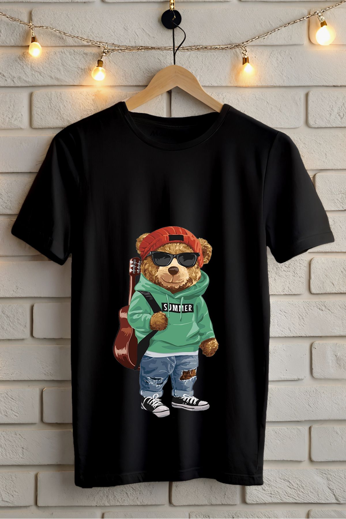 ModaSphere Baskılı Unisex Oversize Tişört