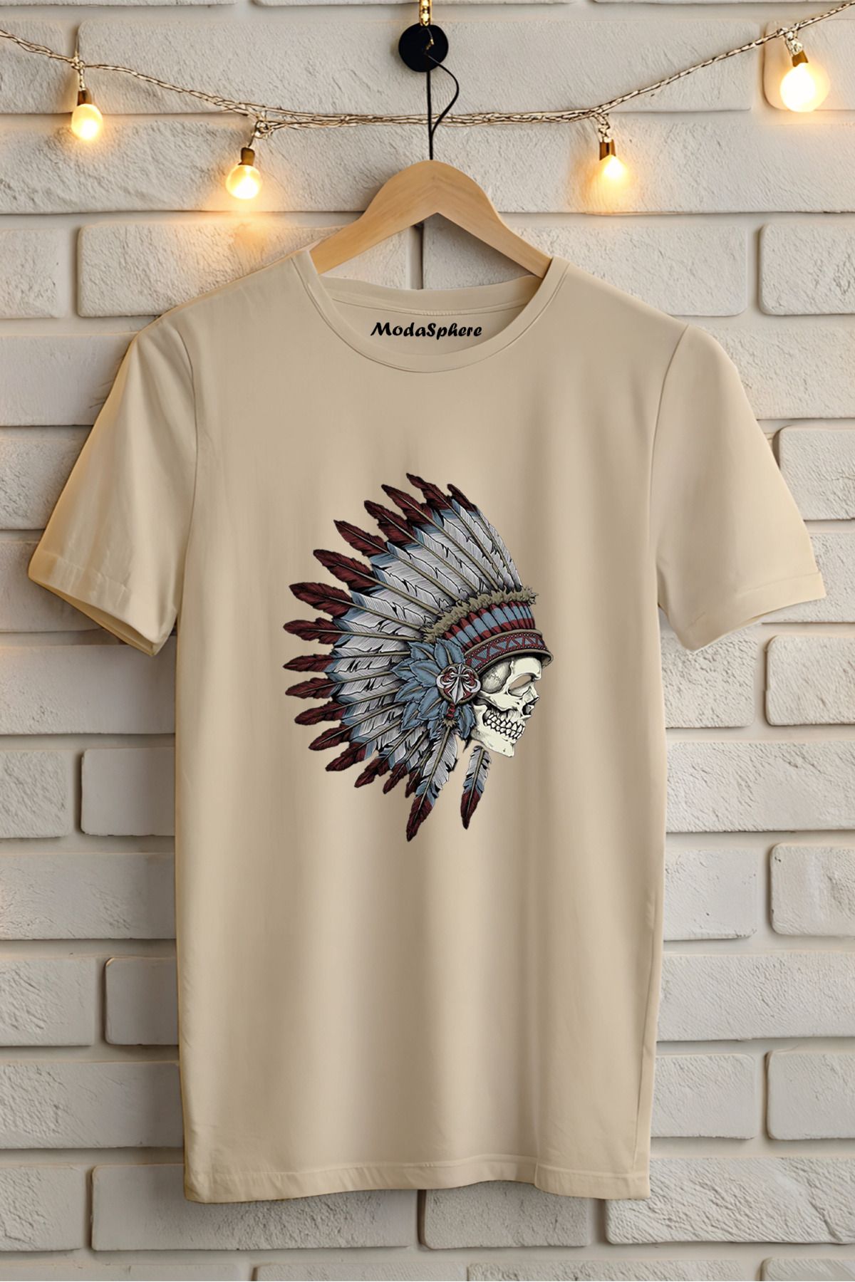 ModaSphere Baskılı Unisex Oversize Tişört Battal Boy