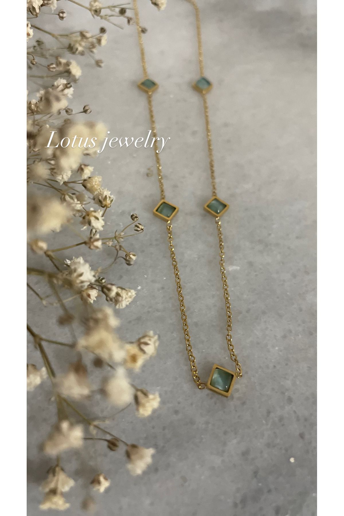 Lotus Jewelry Çelik kolye