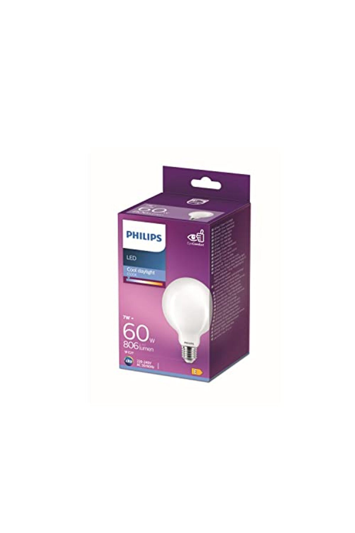 ShopZum Led Classic 60W G93 E27 Beyaz Işık Dim Edilmez Led Ampul