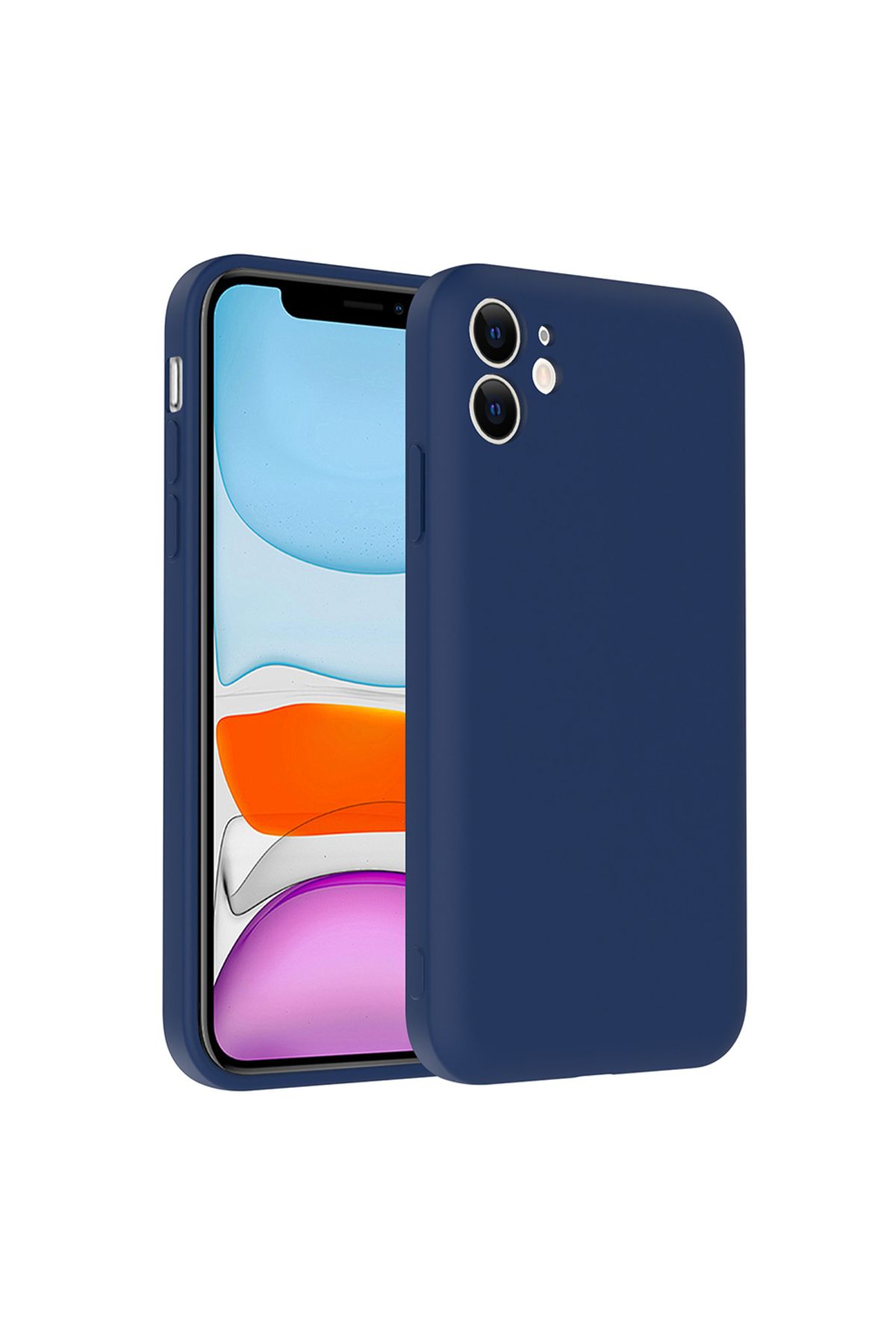 ELSAH iPhone 11 Uyumlu Kılıf Kamera Korumalı Kartlık Hazneli, Jan Kapak